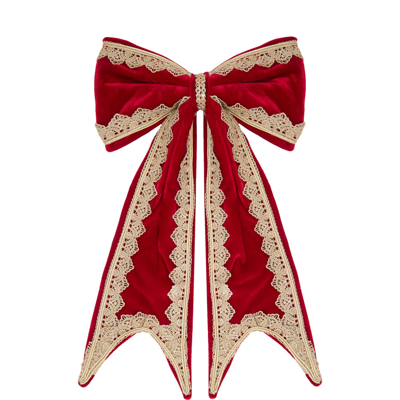 Regal Red Large Pre-Tied Bow