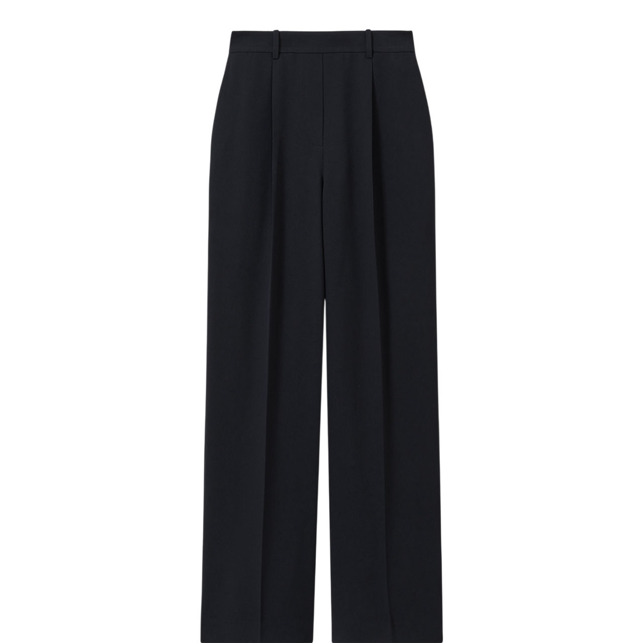 Eden Wide Leg Twill Trousers