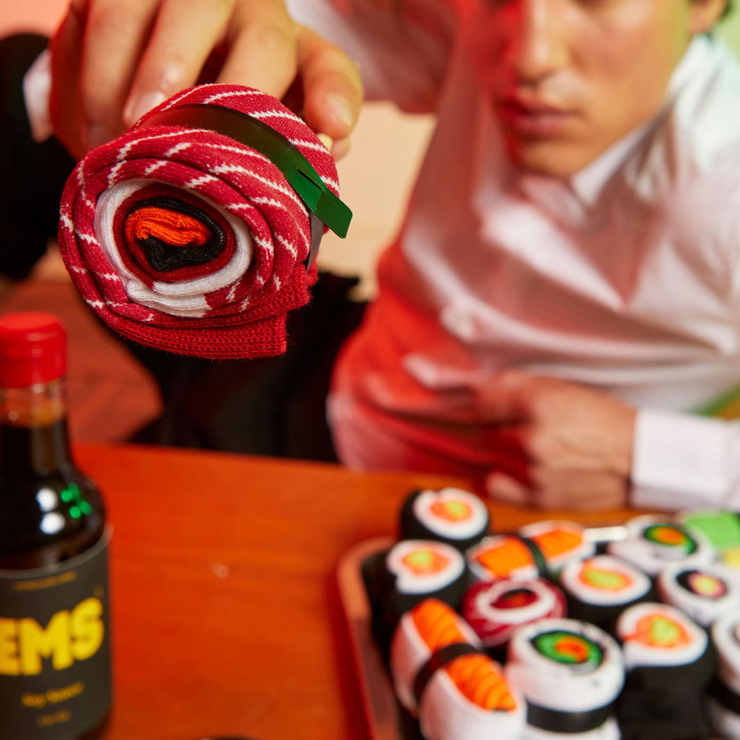 Three-Pack Sushi Box Socks