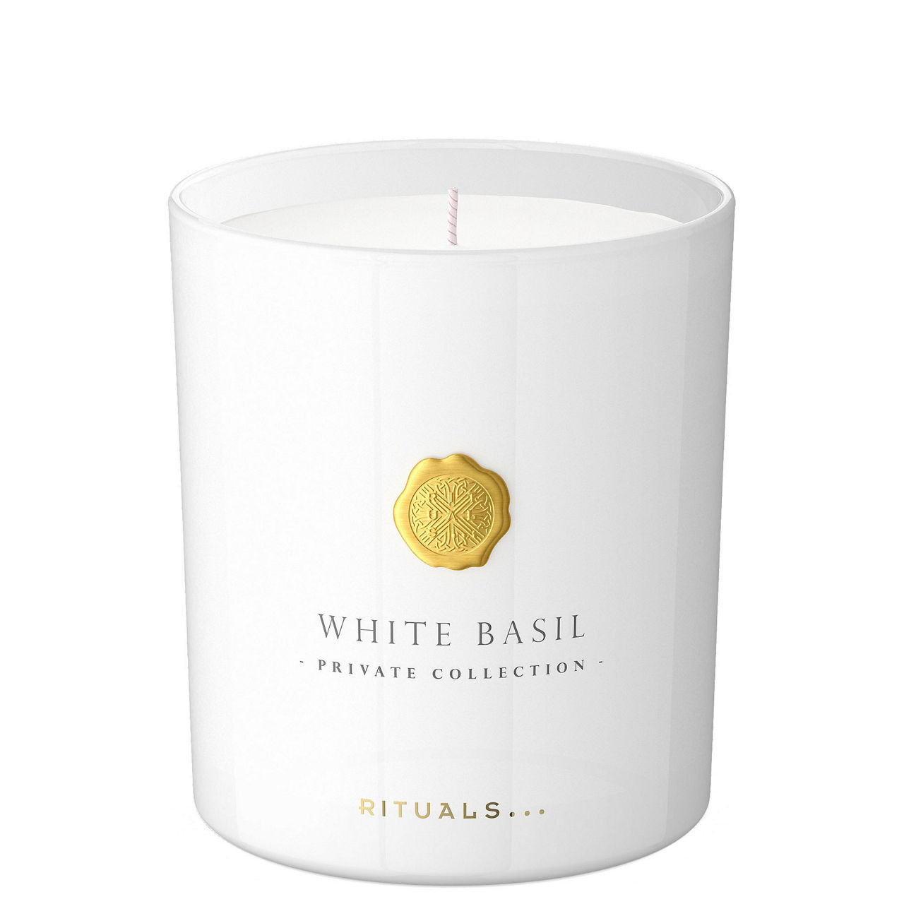White Basil Scented Candle 360g