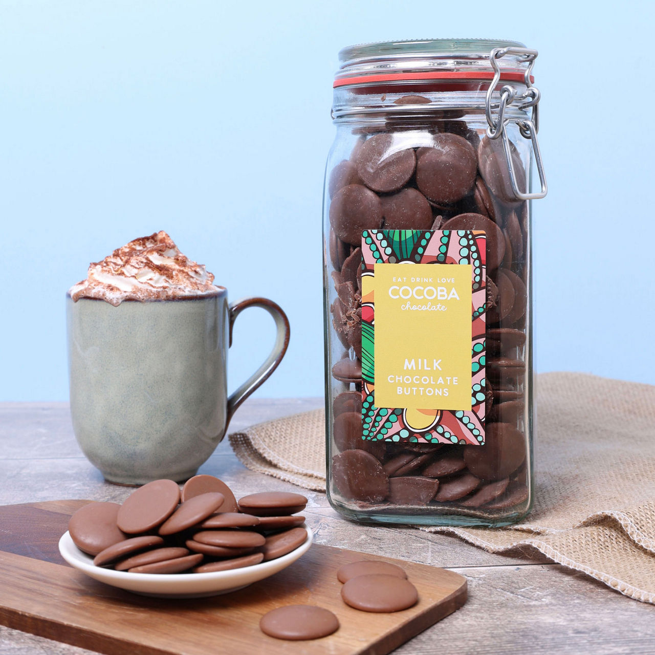 Extra Smooth Milk Chocolate Buttons Jar 950g