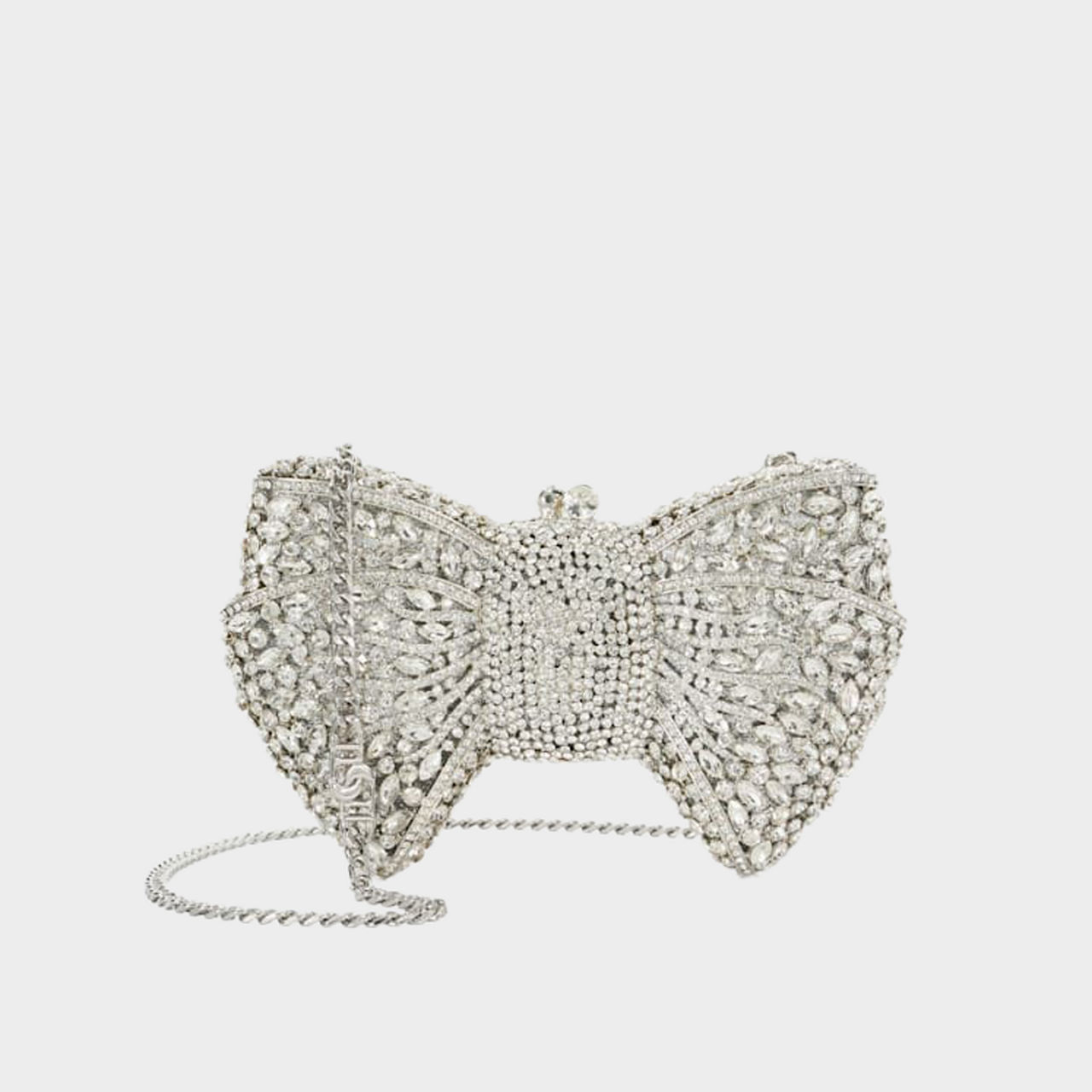 Enchant Embellished Bow Clutch