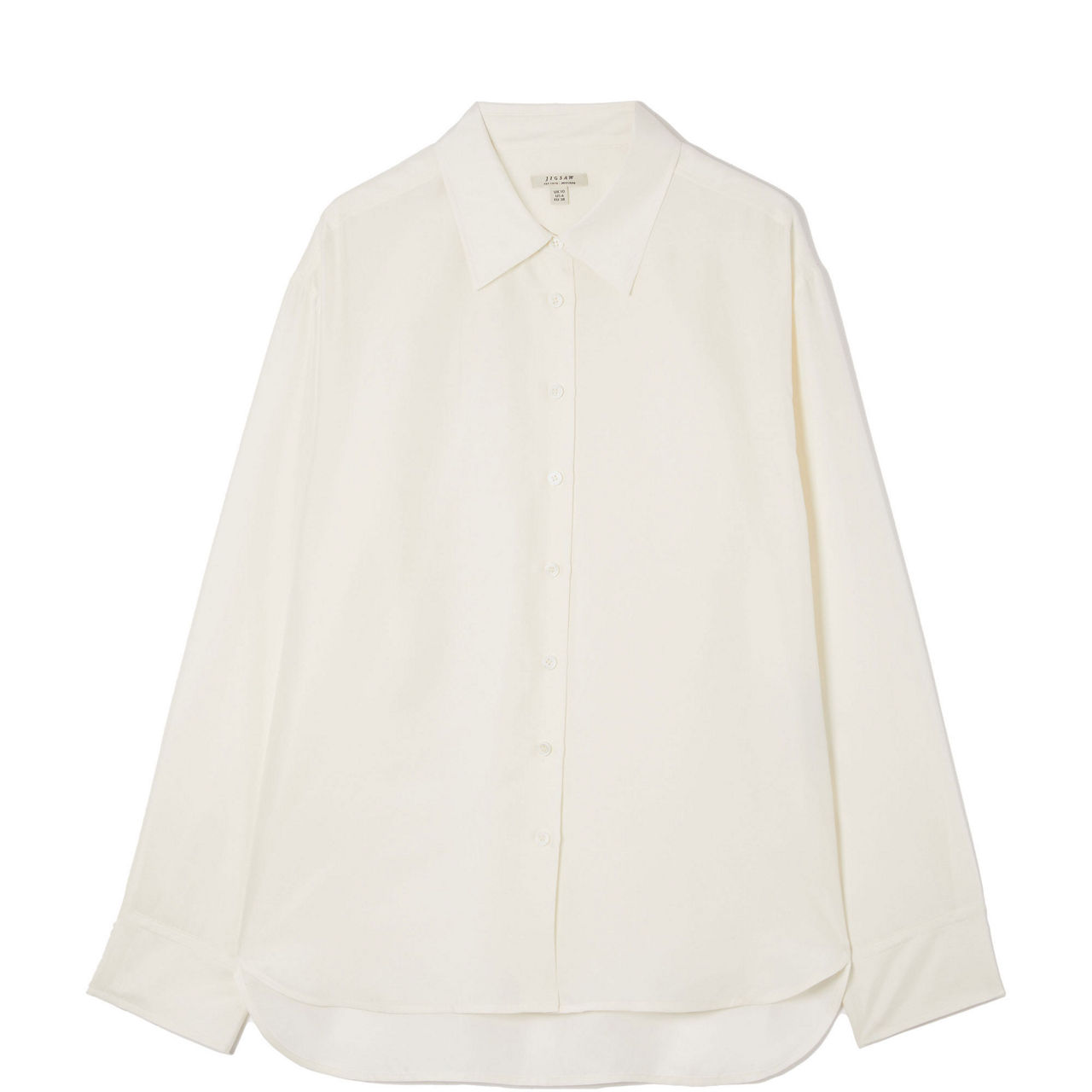 Relaxed Habotai Silk Shirt