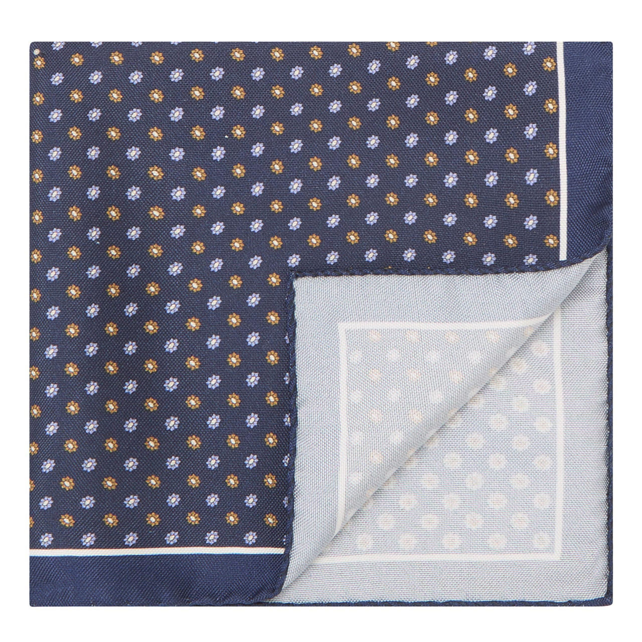 Geometric Silk Pocket Square Geometric Silk Pocket Square