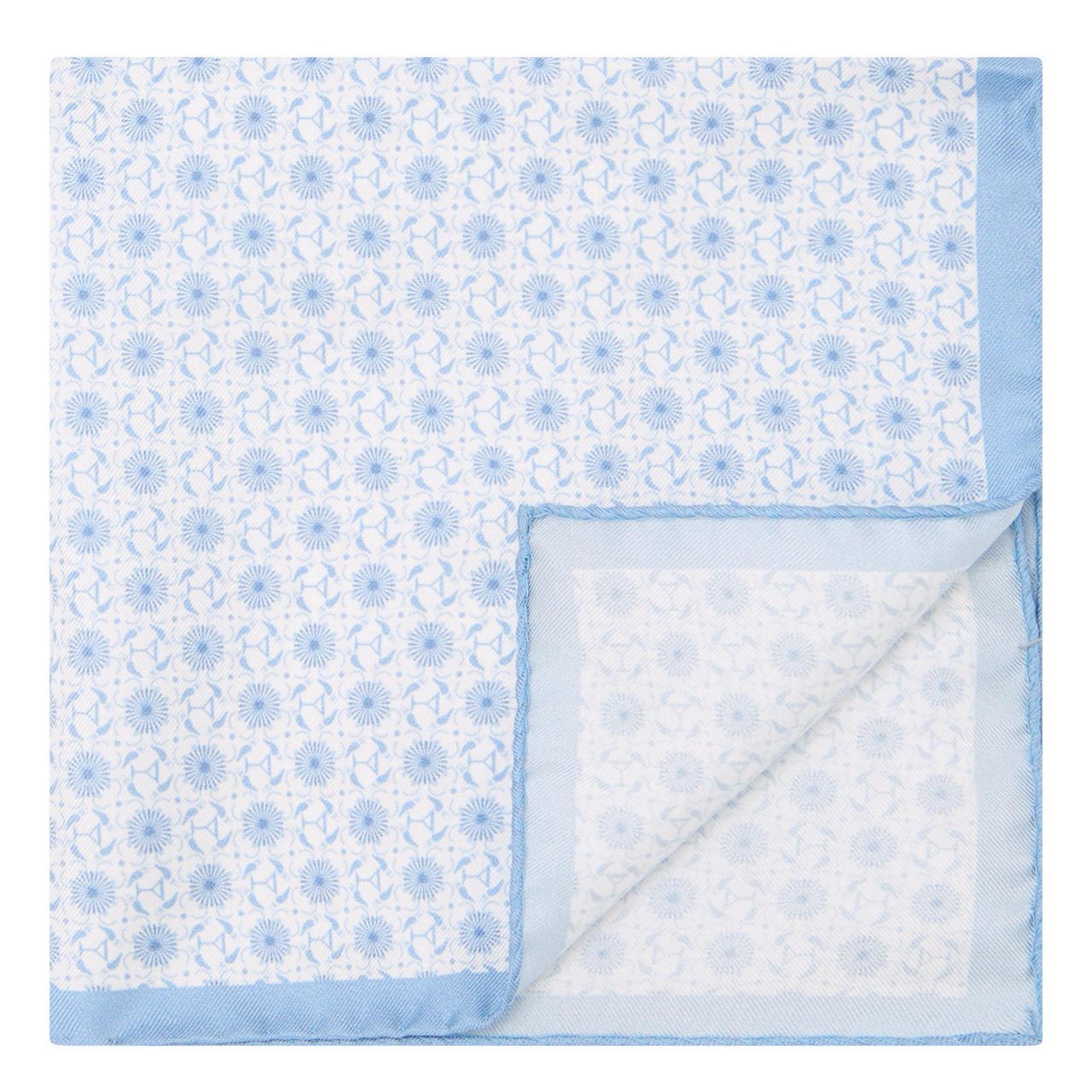 Geometric Silk Pocket Square Geometric Silk Pocket Square