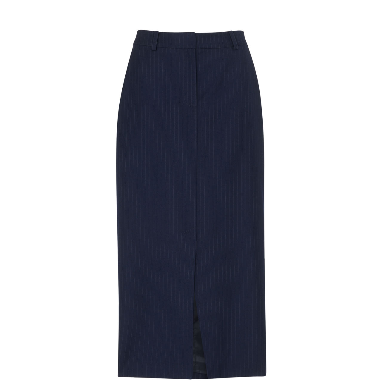 Tailored Pinstripe Skirt