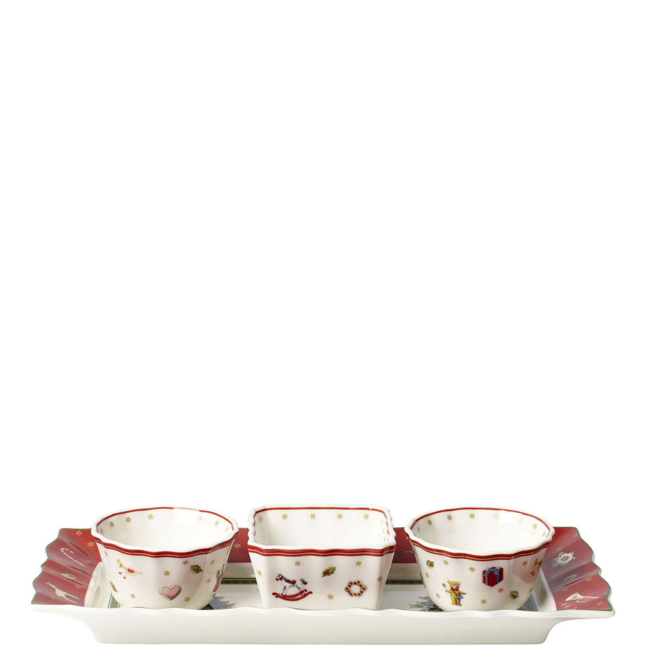 Toy's Delight Four-Piece Festive Dip Set