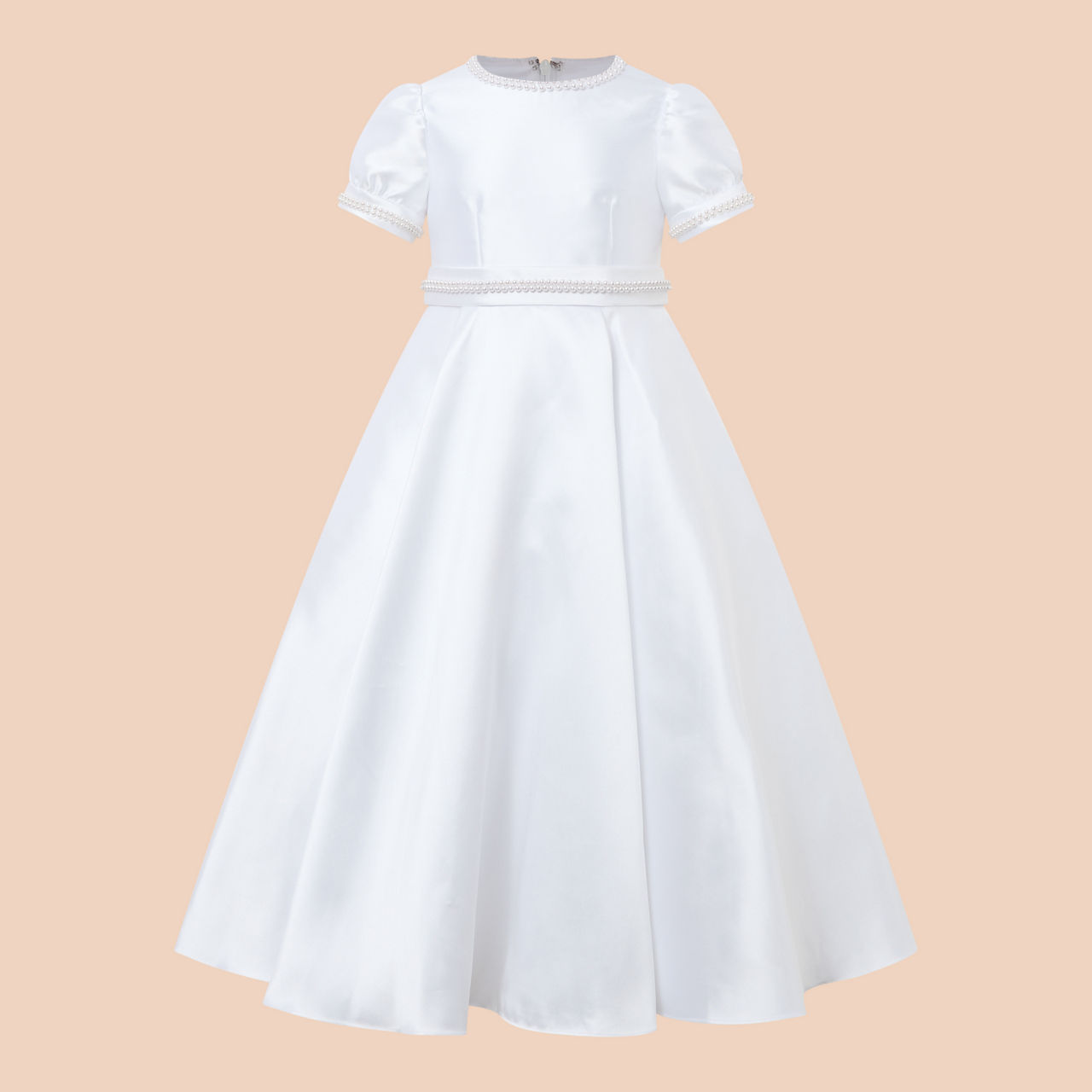 Mikado Beaded Communion Dress Mikado Beaded Communion Dress