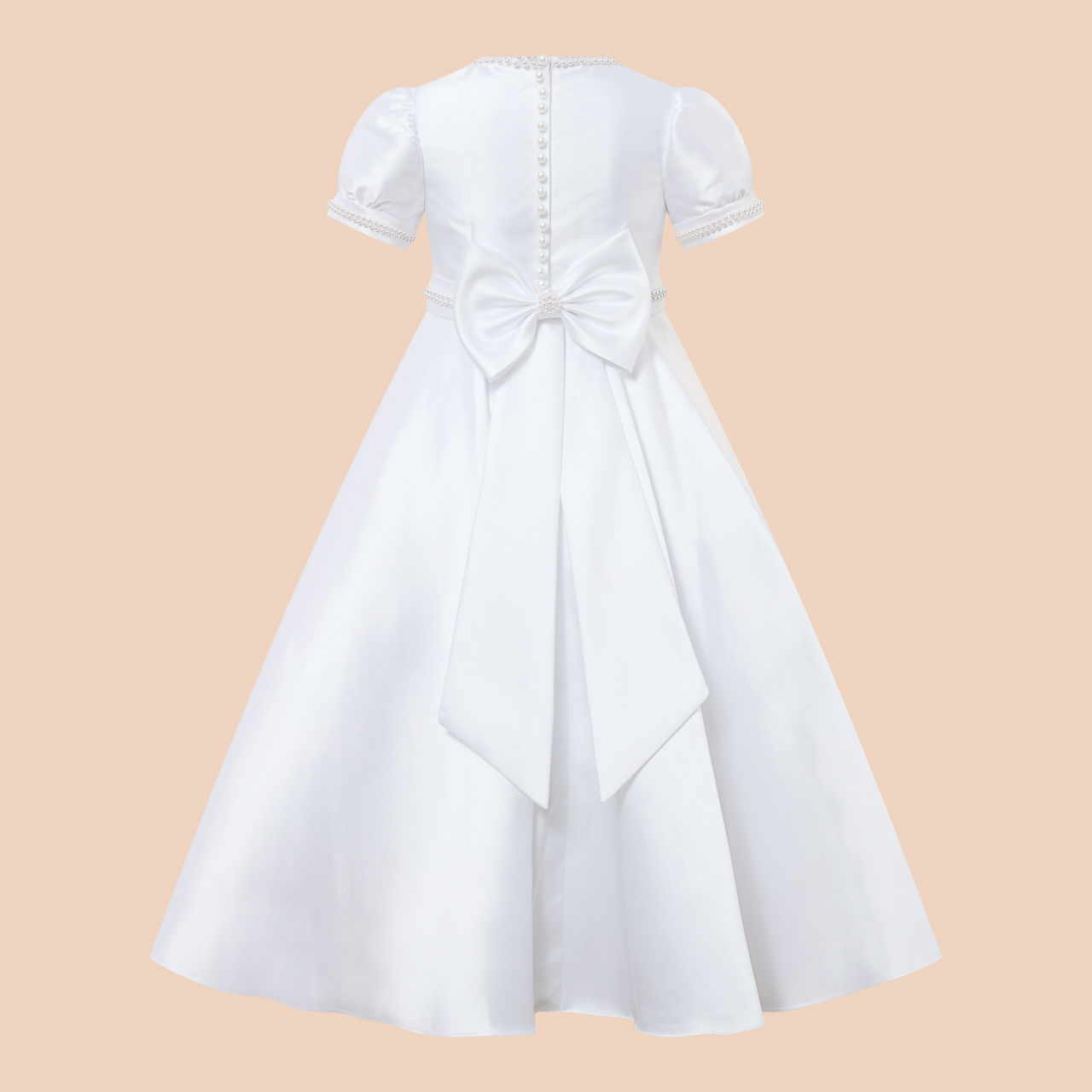 Mikado Beaded Communion Dress Mikado Beaded Communion Dress