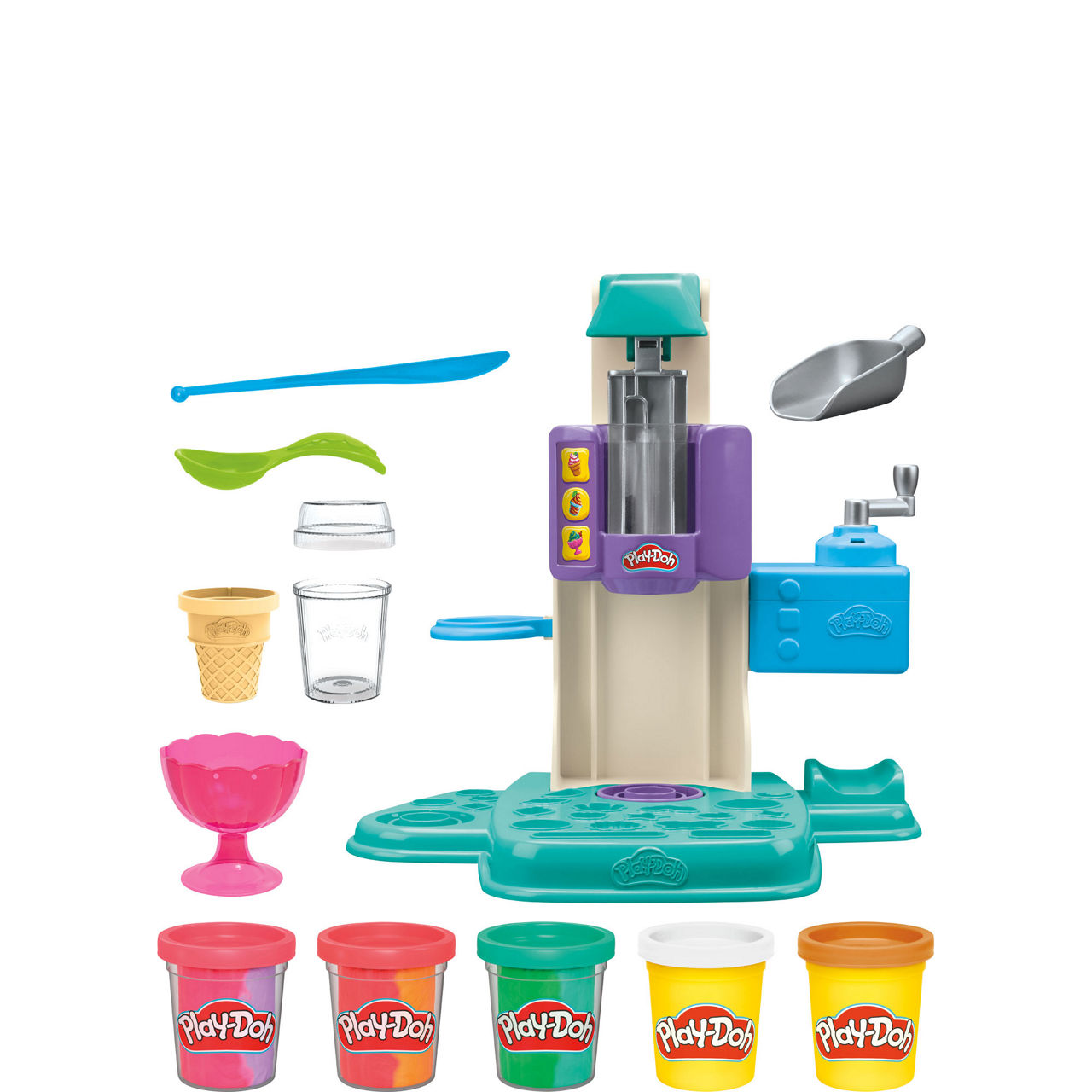 Play-Doh Rainbow Swirl Ice Cream Playset