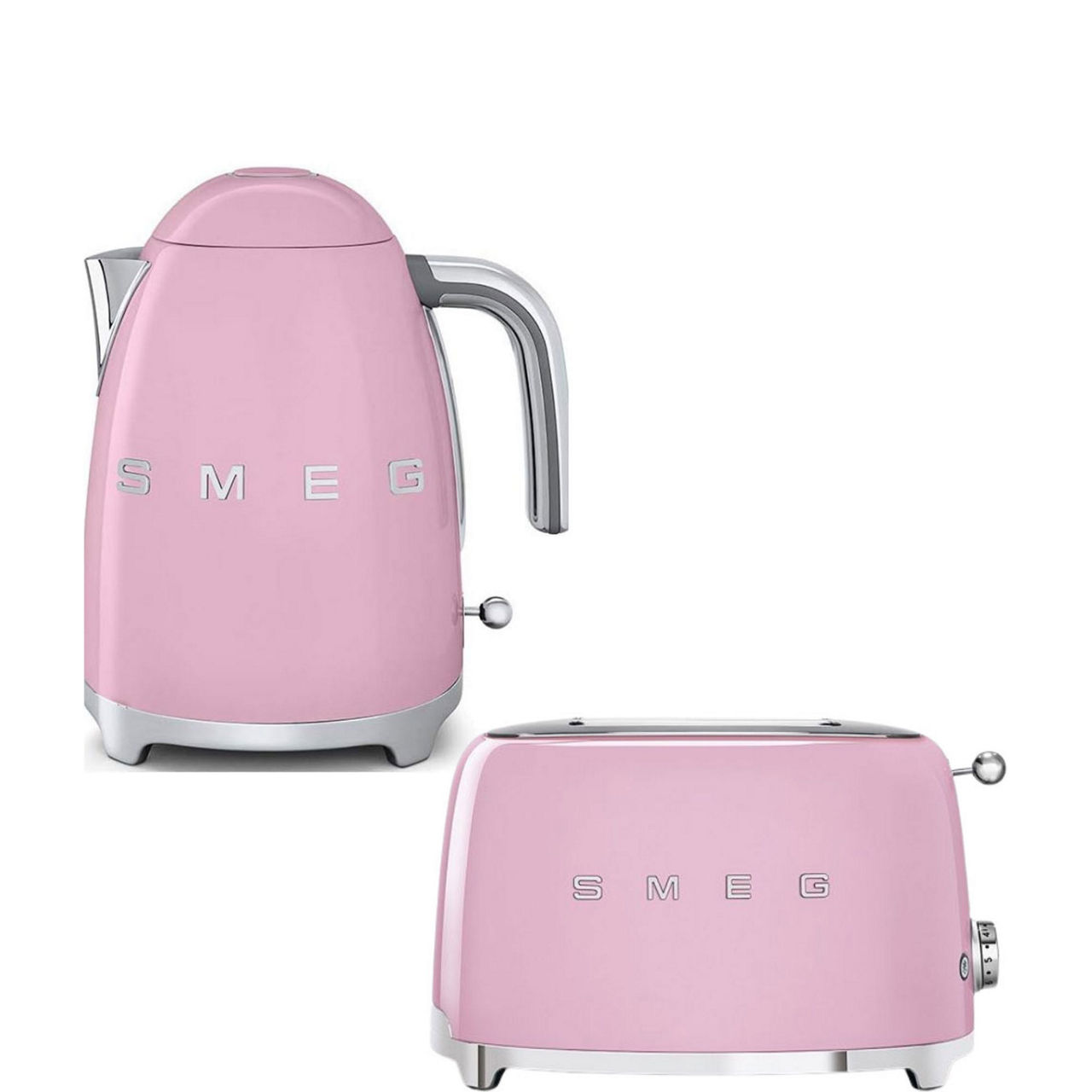 Kettle and Toaster Pink Set