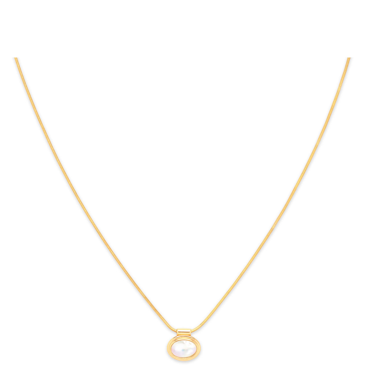 Mother of Pearl Pendant Necklace