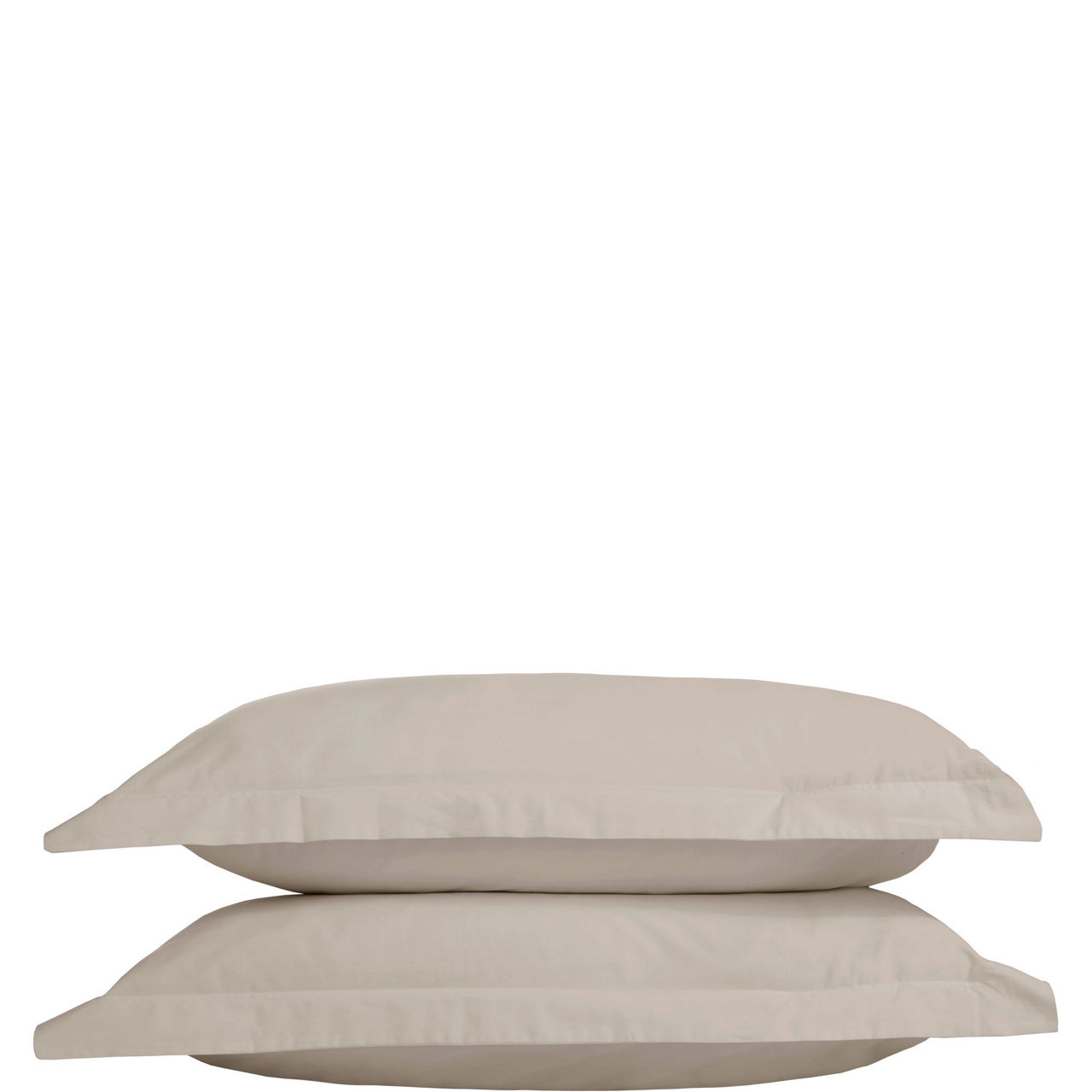 500 Thread Count Cotton Sateen Oxford Pillowcase Latte