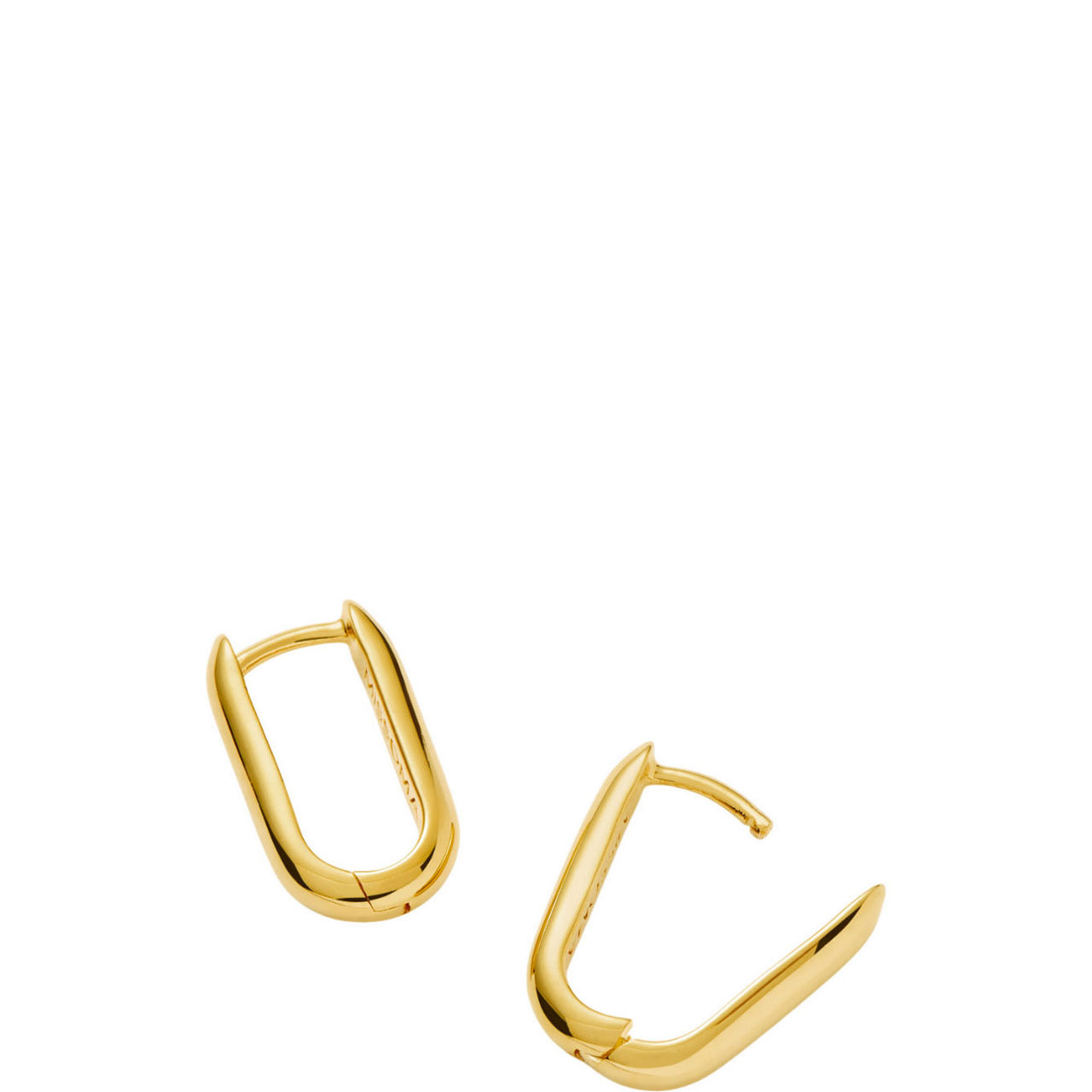 Classic Ovate Hoop Earrings