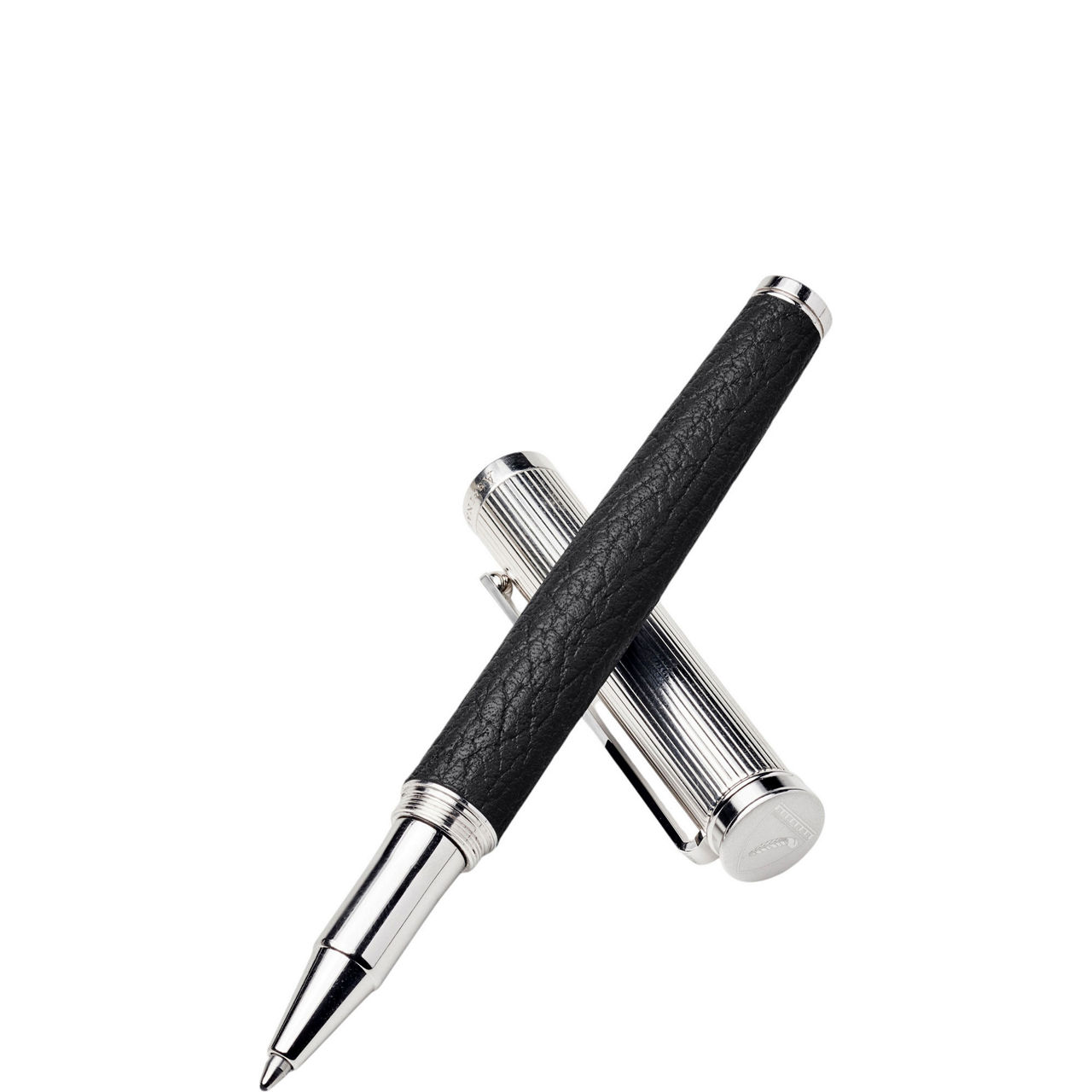 Leather-Bound Ballpoint Pen