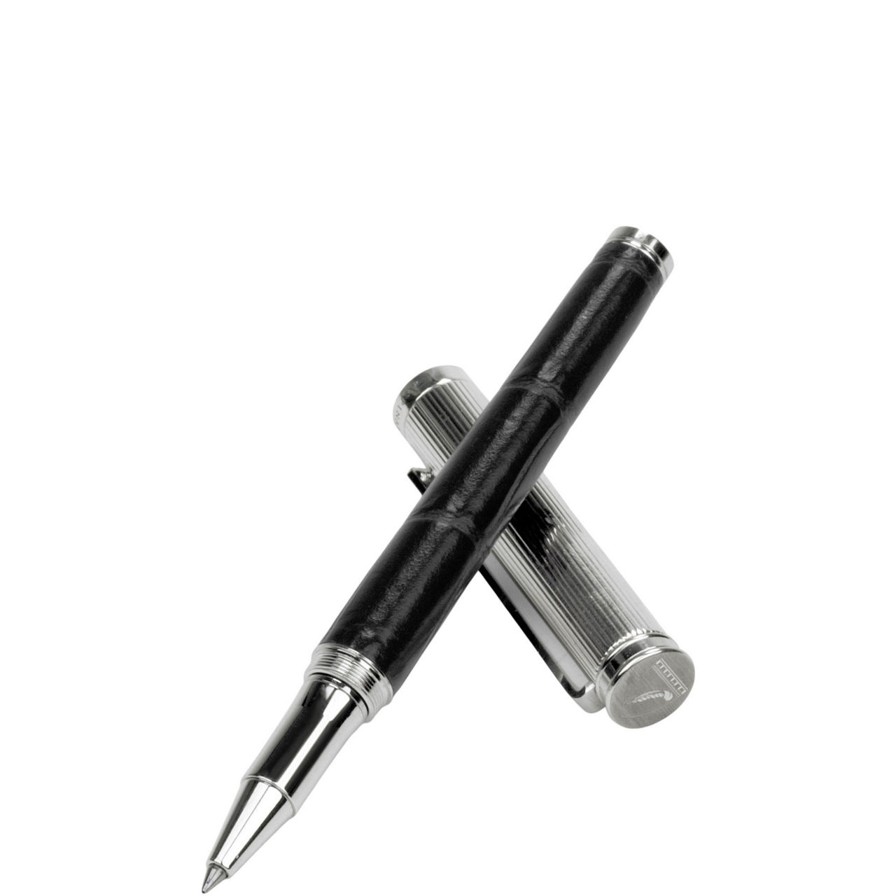 Leather-Bound Ballpoint Pen