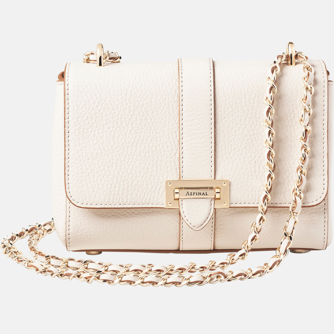 Lottie Grained Leather Shoulder Bag