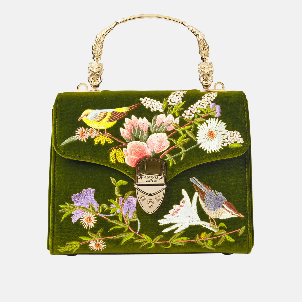 Mayfair&reg; Embroidered English Garden Midi Crossbody Bag