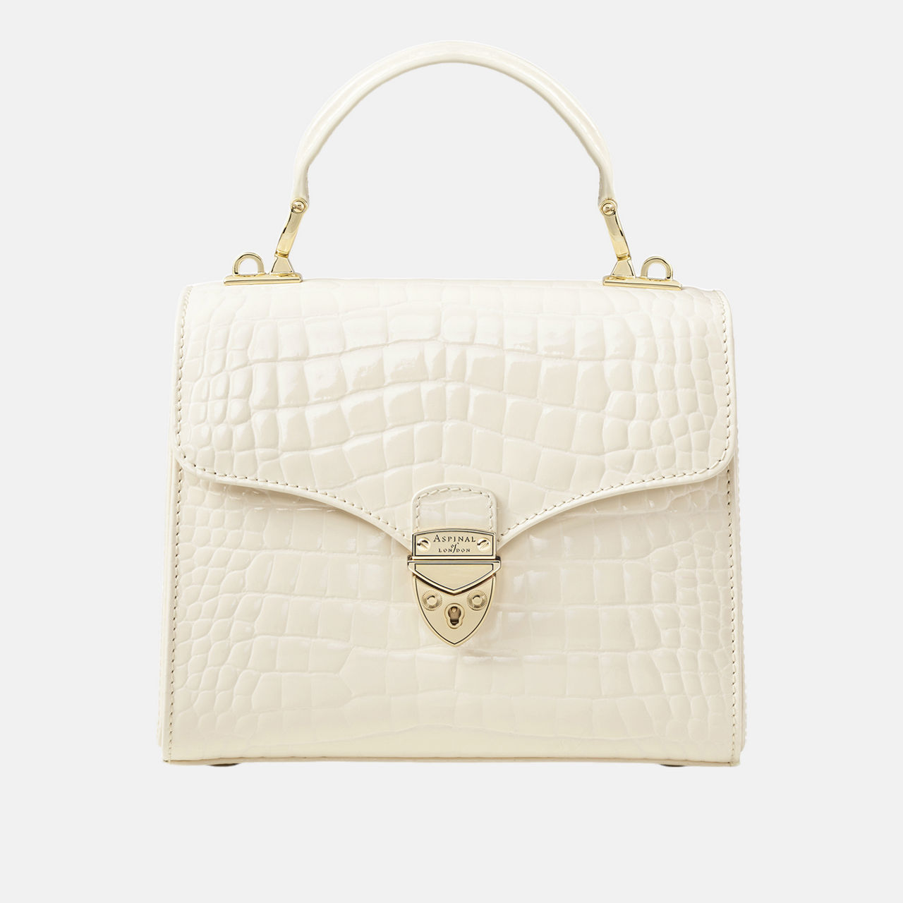 Mayfair® Patent-Croc Midi Crossbody Bag