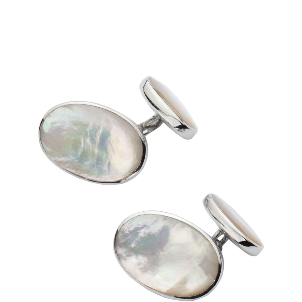 Mother of Pearl Oval Cufflinks