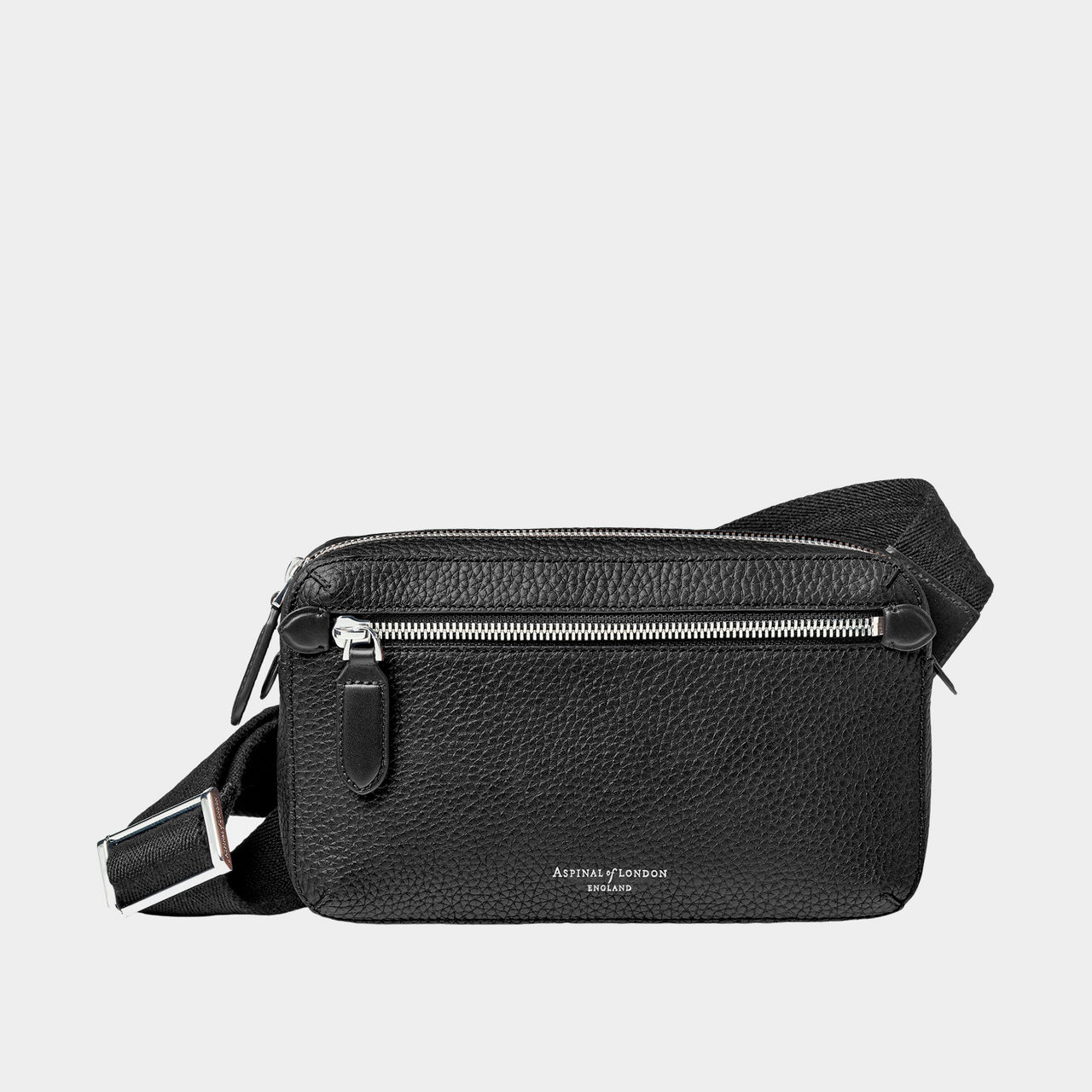 Reporter Compact Grained Leather Crossbody Bag