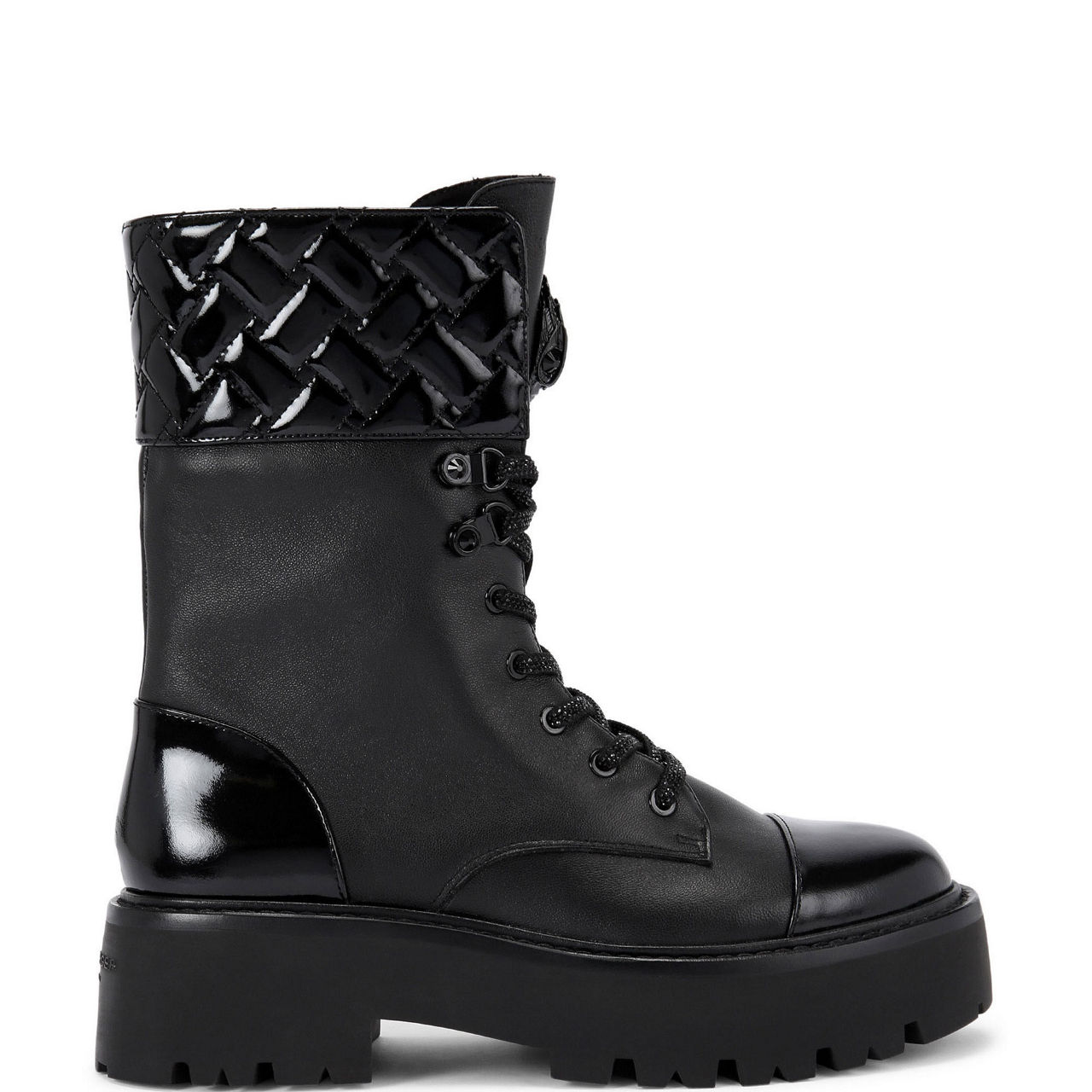 Kensington Cuff Lace-Up Boots