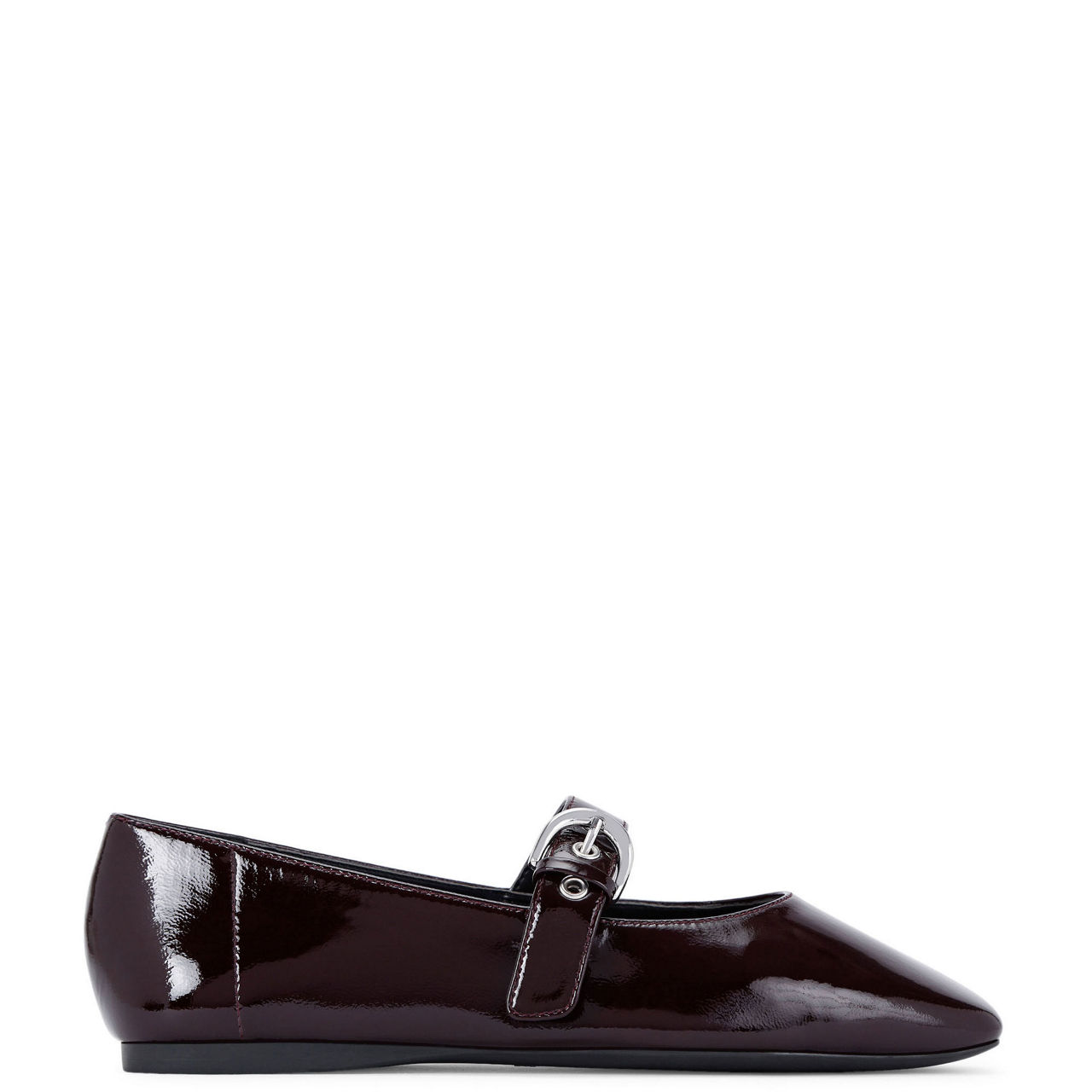 Nico Patent Mary Jane Flats