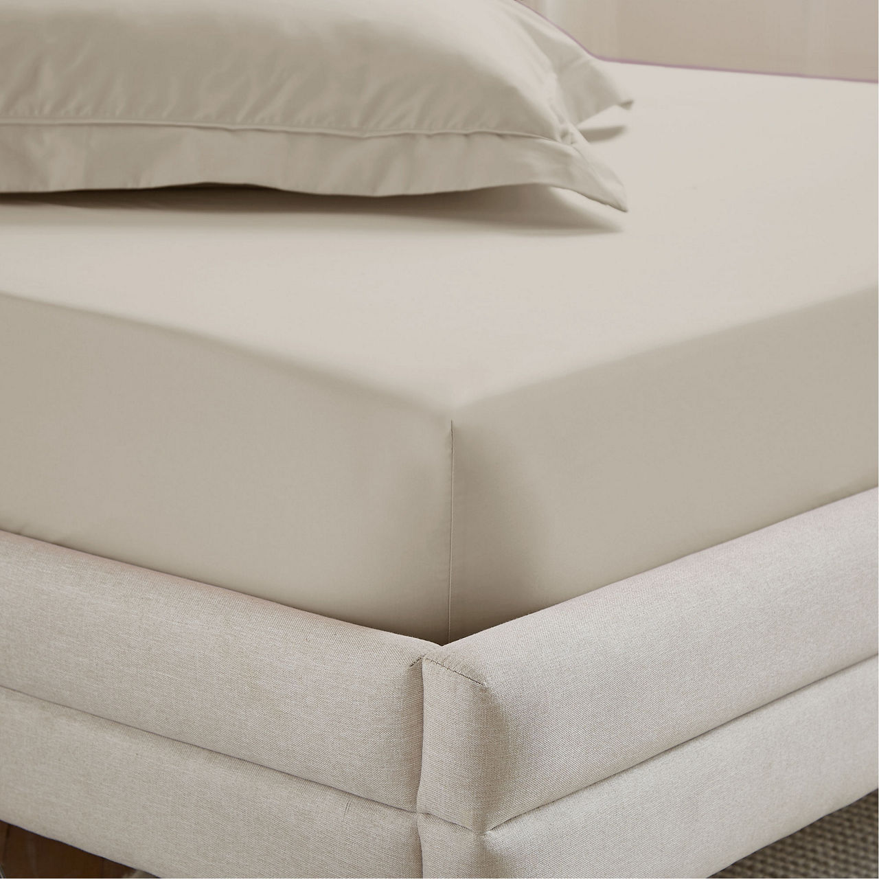 400 Thread Count Fitted Sheet Taupe
