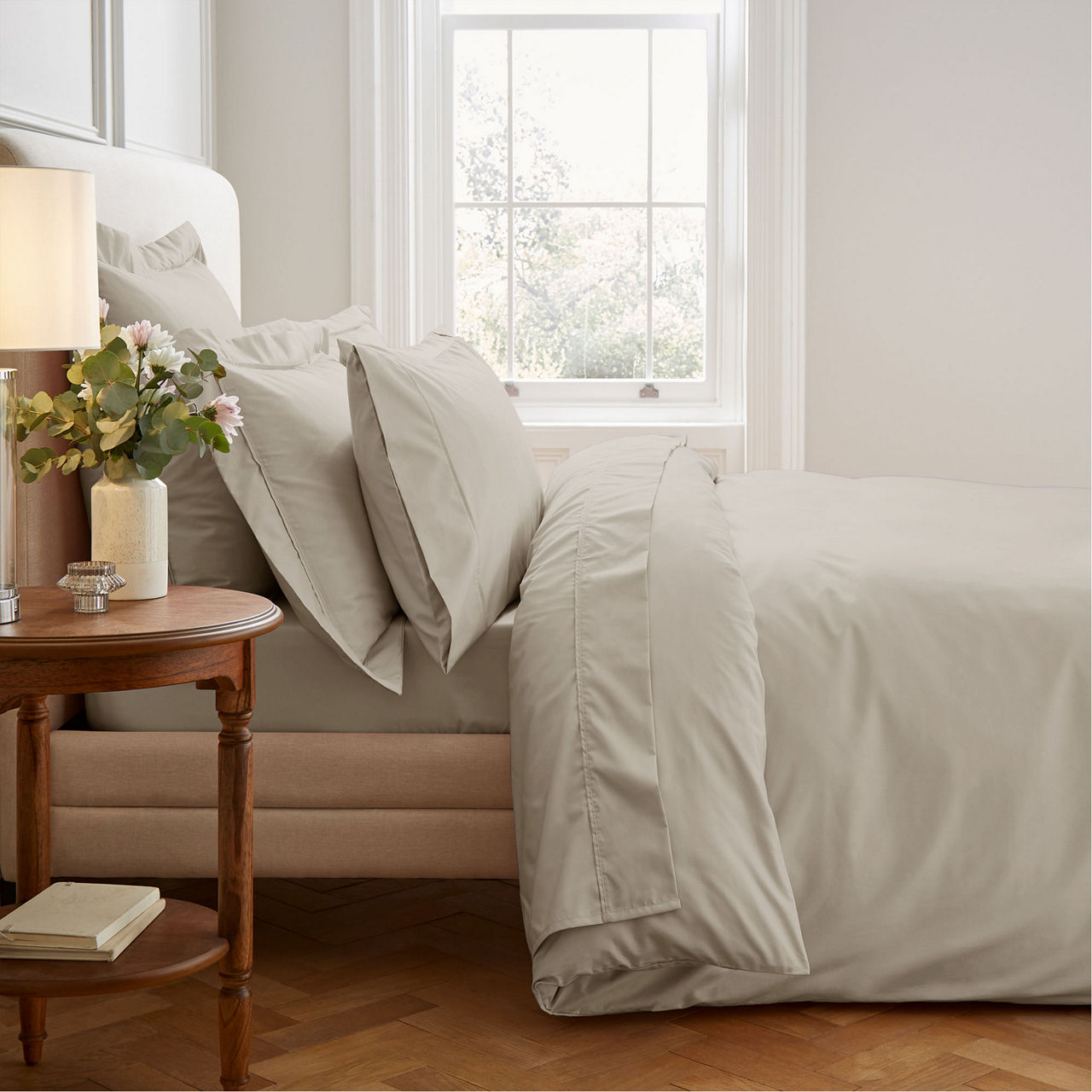 400 Thread Count Flat Sheet Taupe