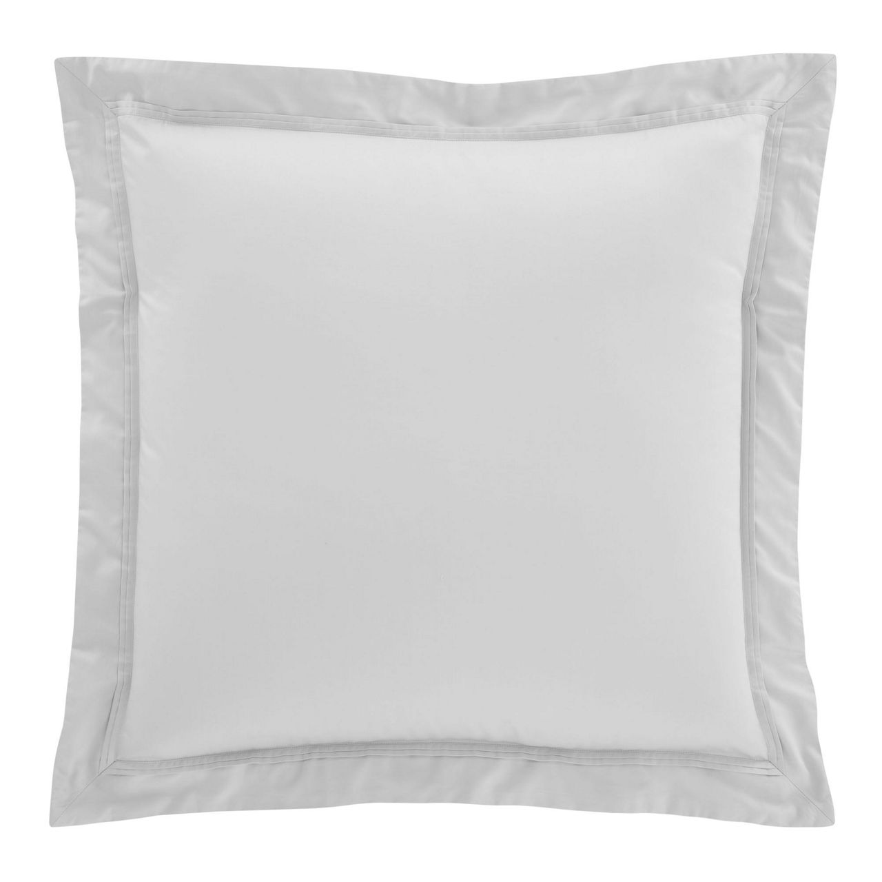 500 Thread Count Square Pillowcase Silver