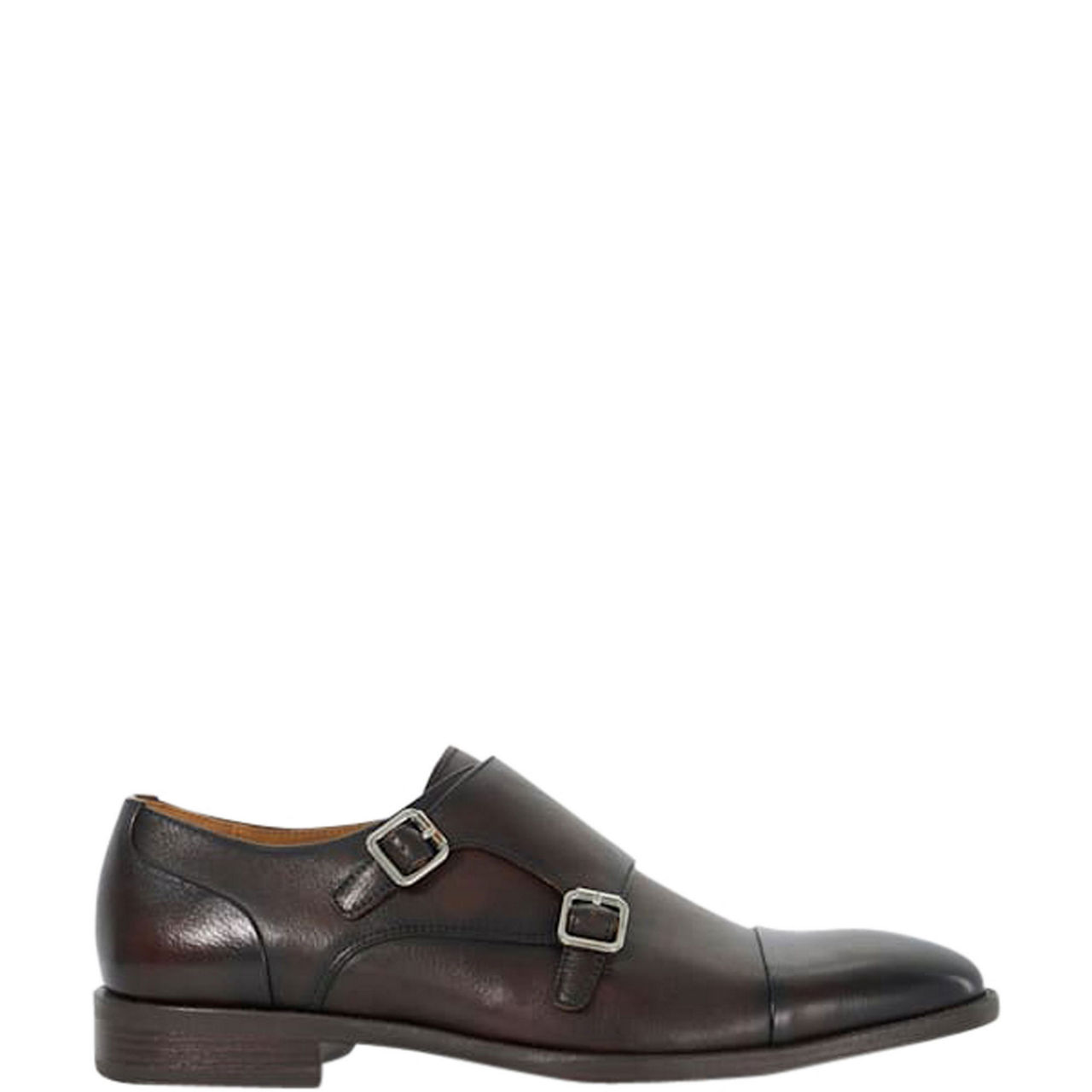 Satchin Double Buckle Monk Shoes