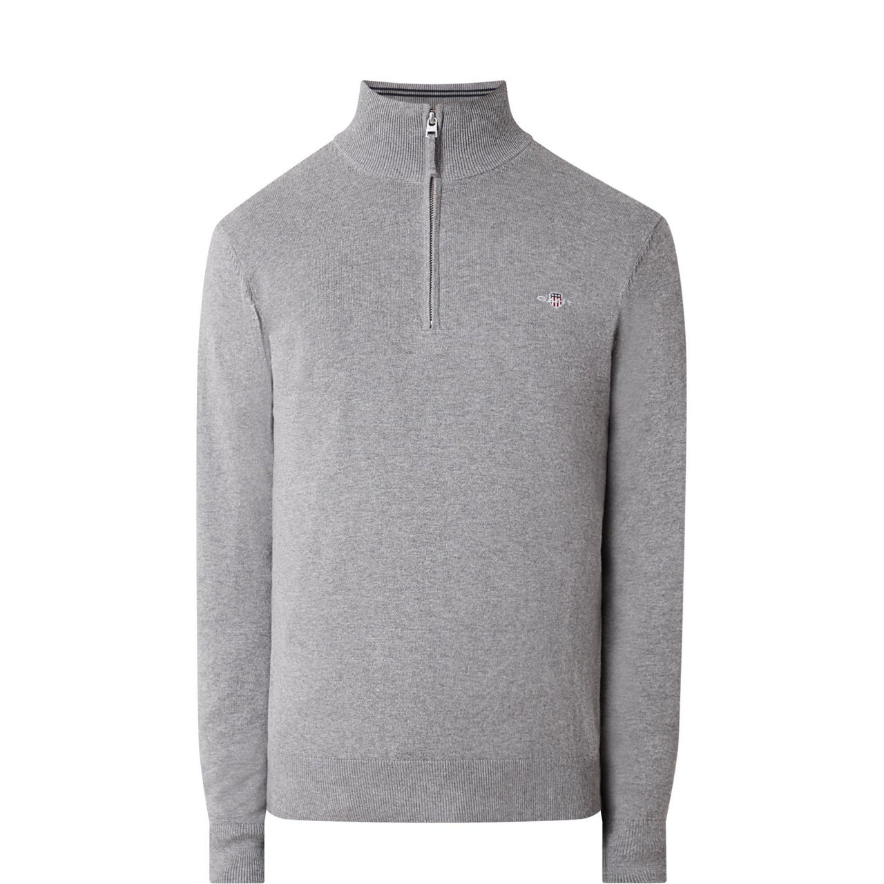 Shield Logo Half-Zip Sweater