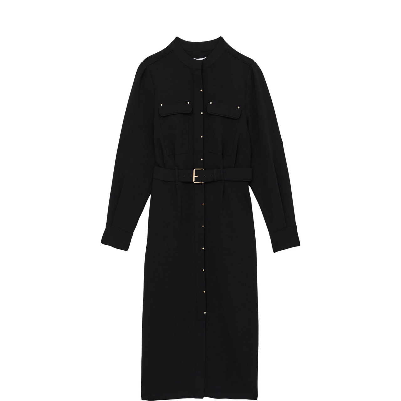 Isla Belted Shirt Dress