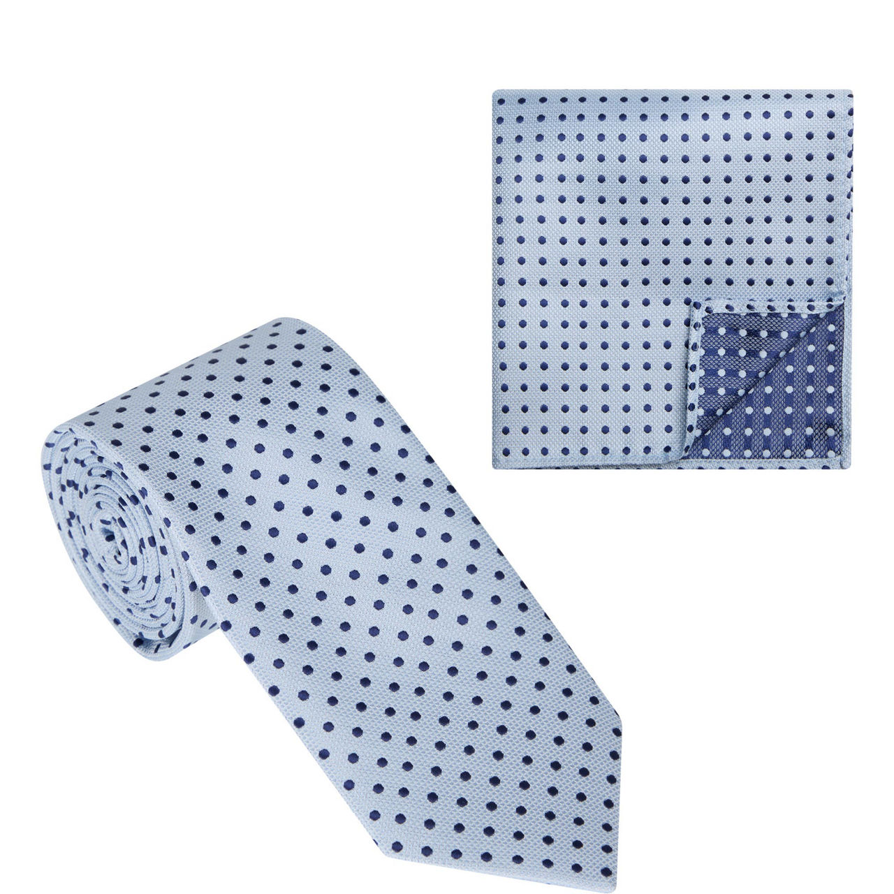 Dotted Tie & Pocketsquare Set