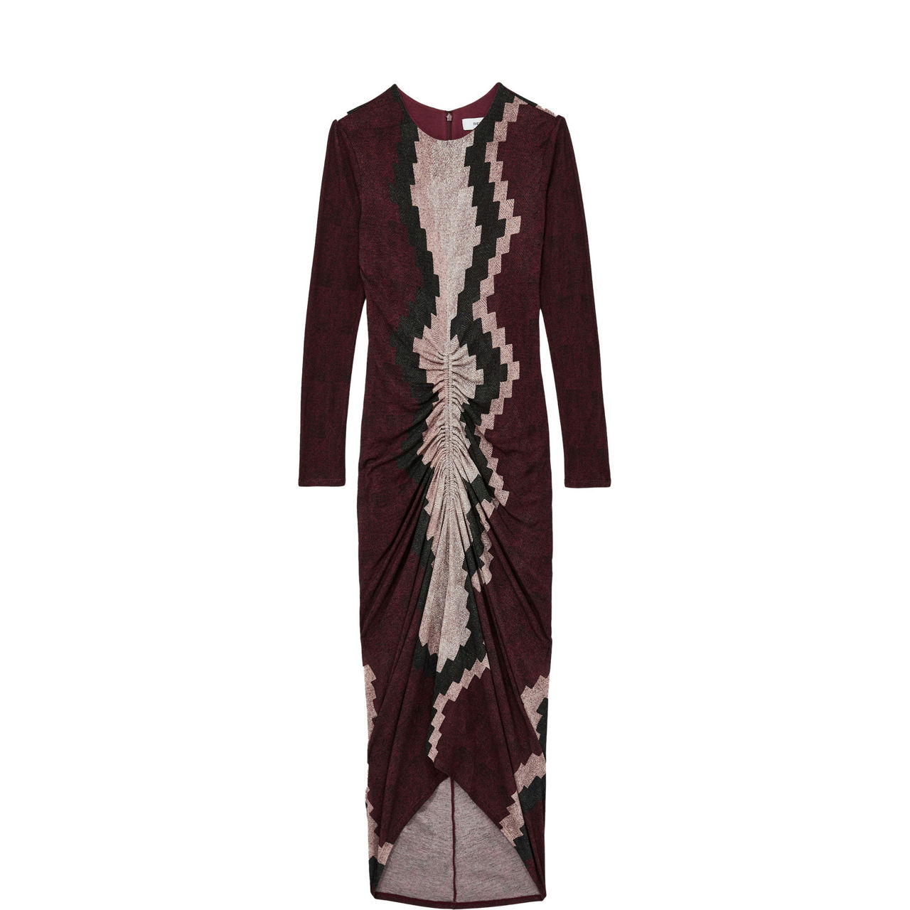 Georgia Ruched Printed Dress