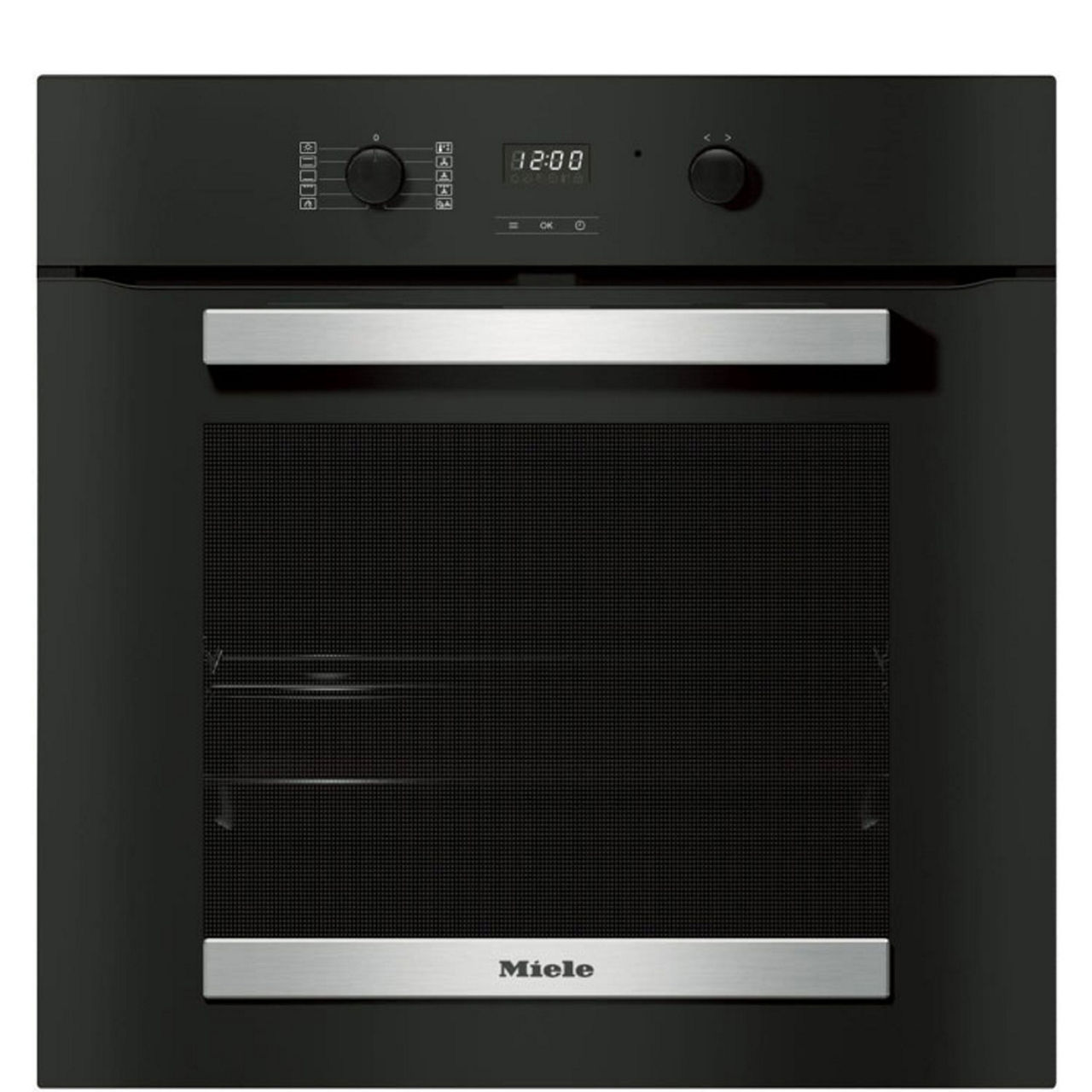 Active Obsidian Black Stainless Steel Effect Oven