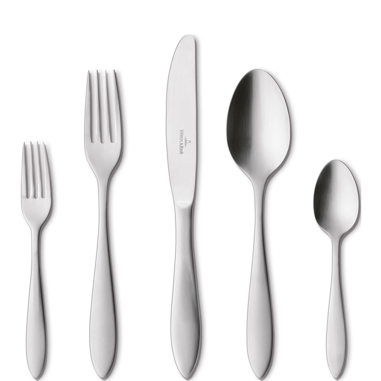 Arthur 30-Piece Brushed Cutlery Set