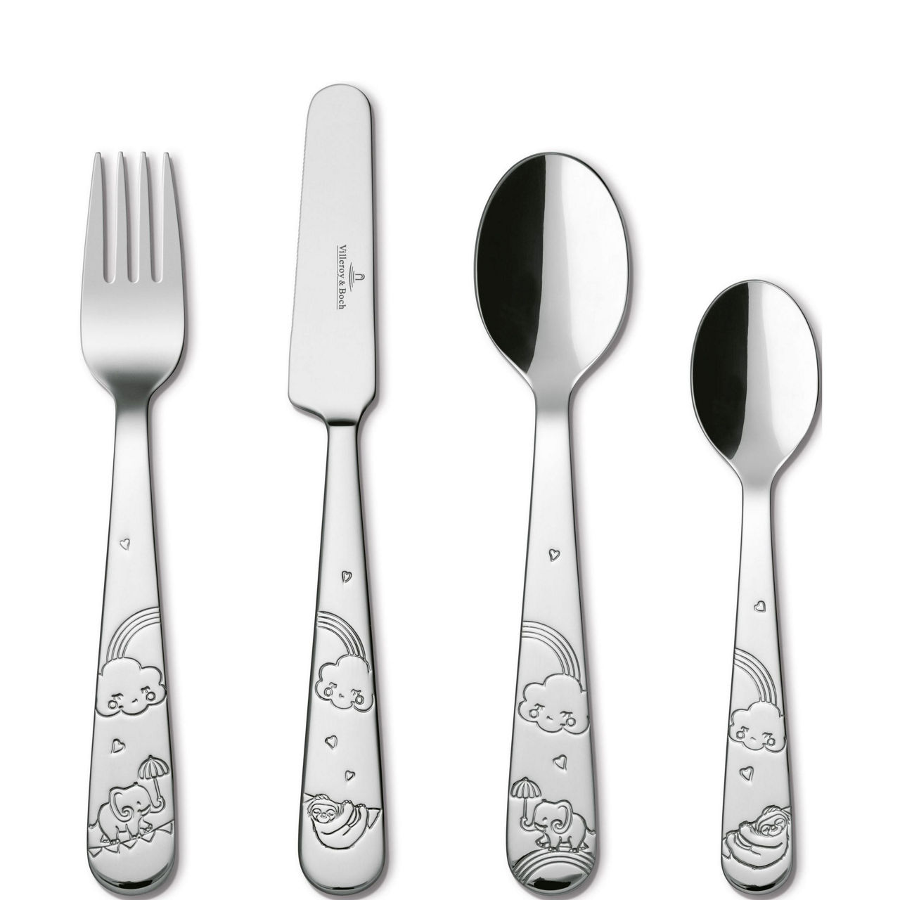 Walk Like An Elephant 4-Piece Cutlery Set