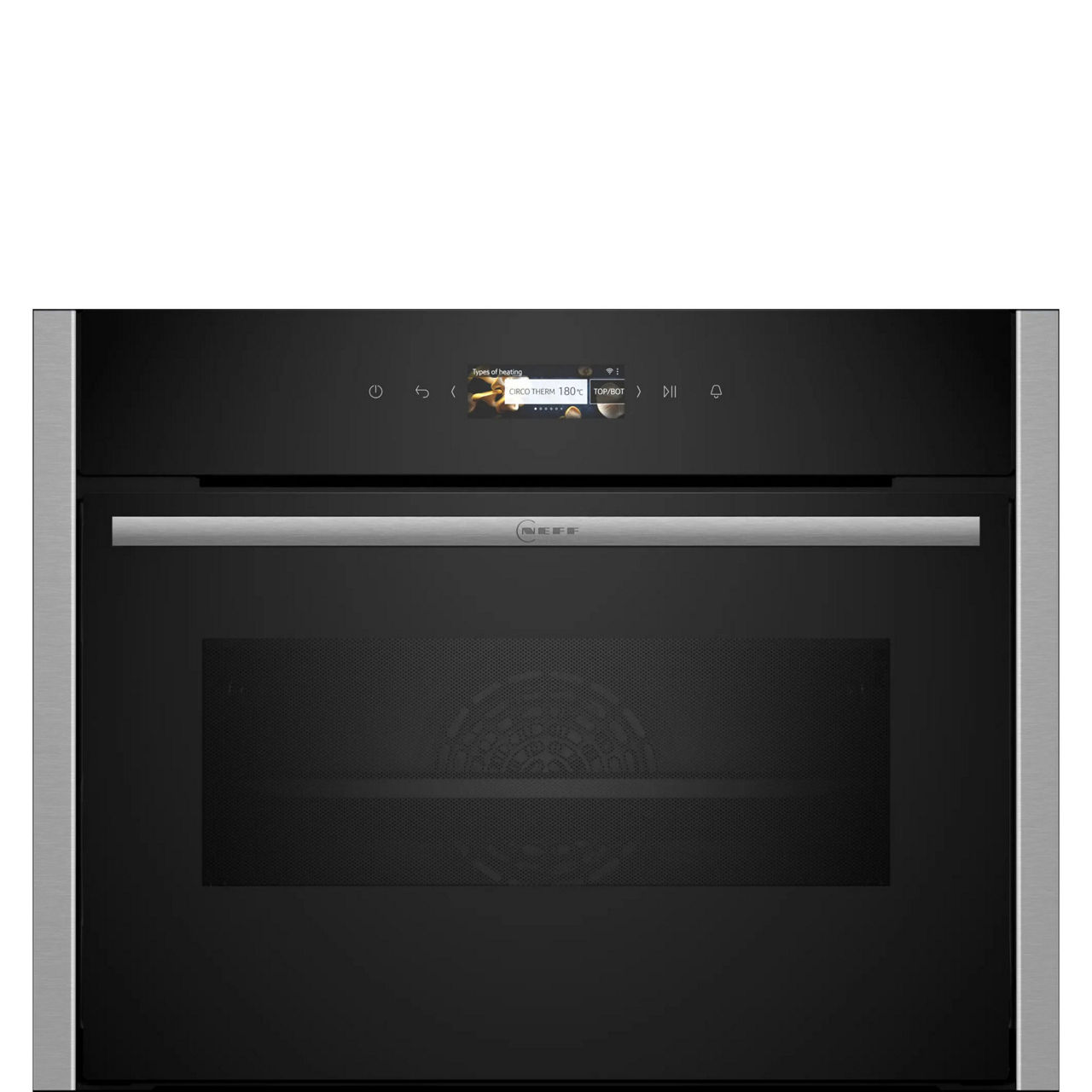 N70 Built In Compact Oven with Microwave Function Stainless Steel