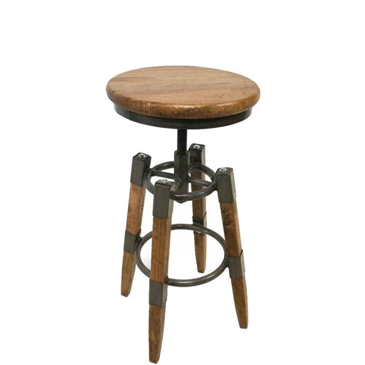 Reclaimed Swivel Stool