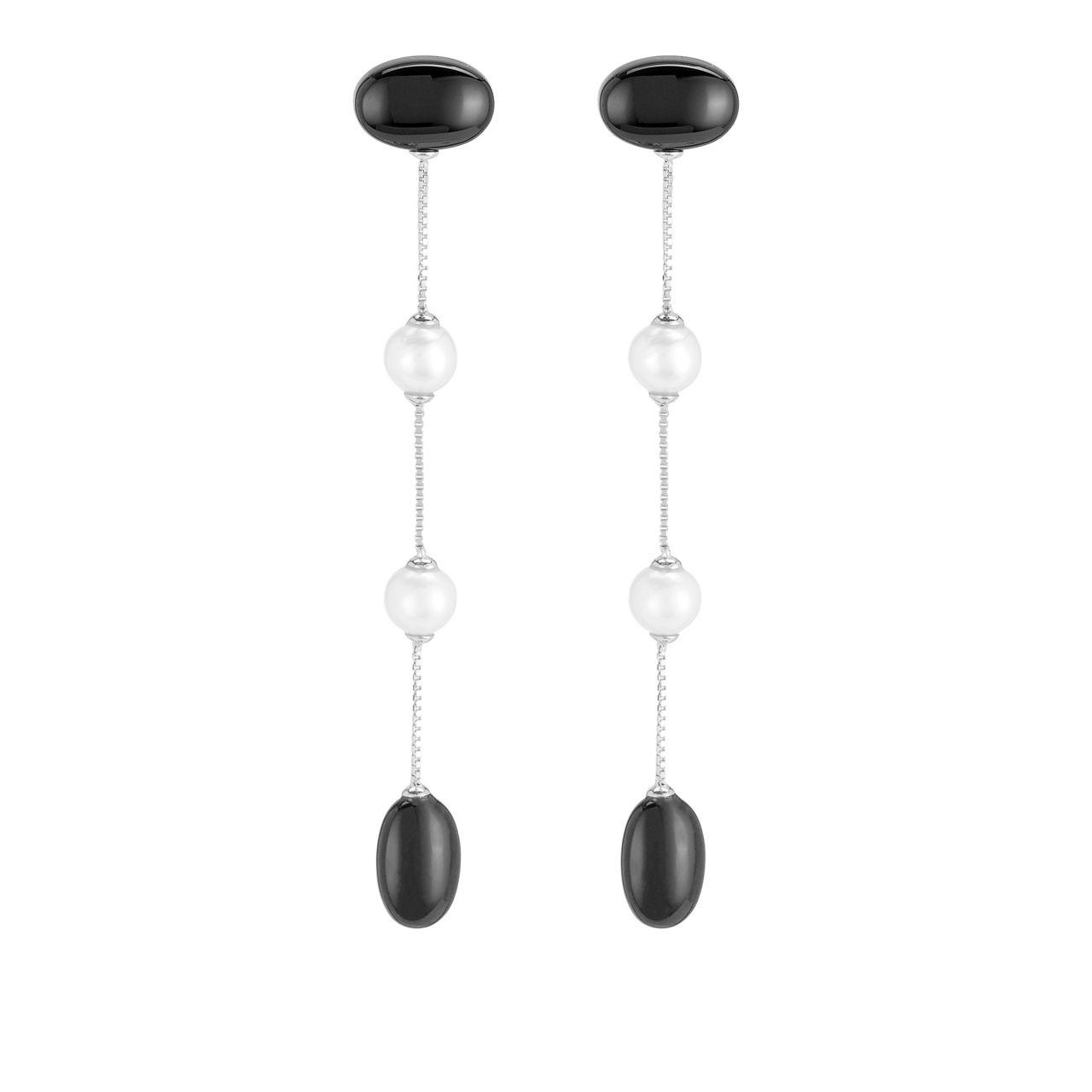 Dualism Long Drop Earrings