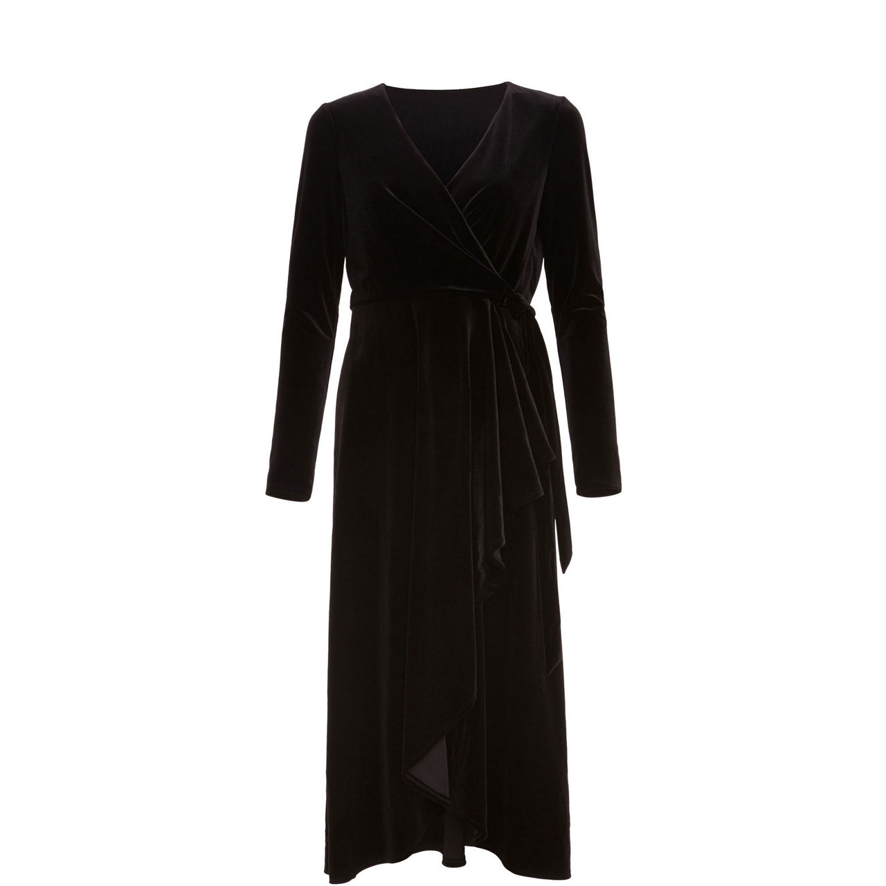 Julia Velvet Wrap Dress