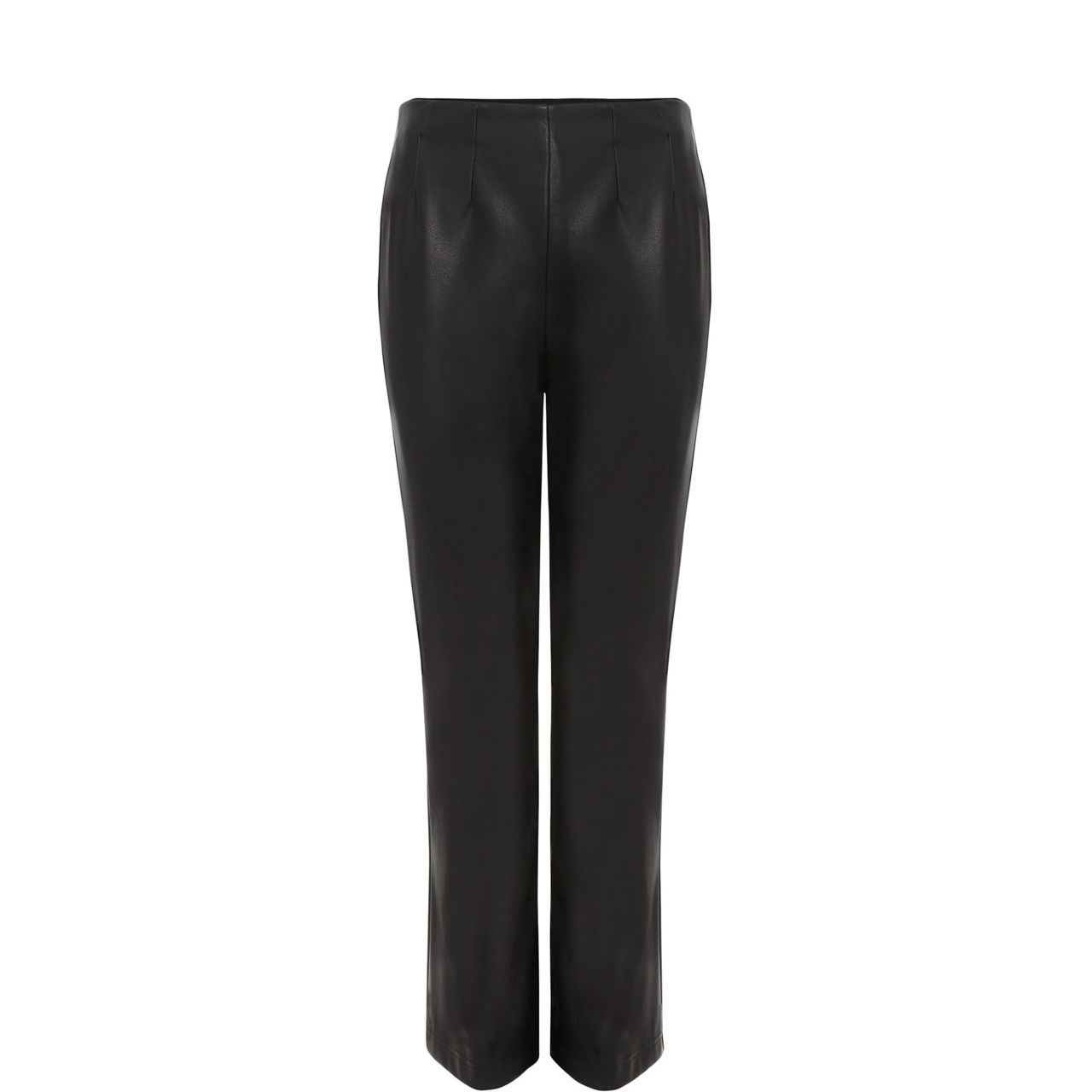 Mya Faux Leather Cropped Trousers