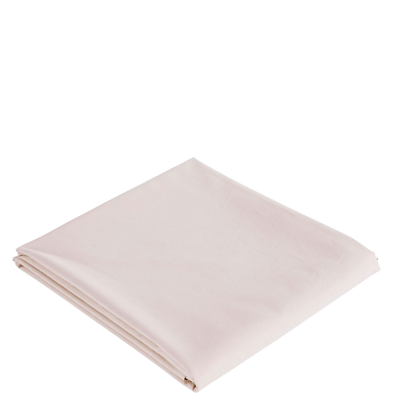 200 Thread Count Organic Percale Flat Sheet Powder Pink