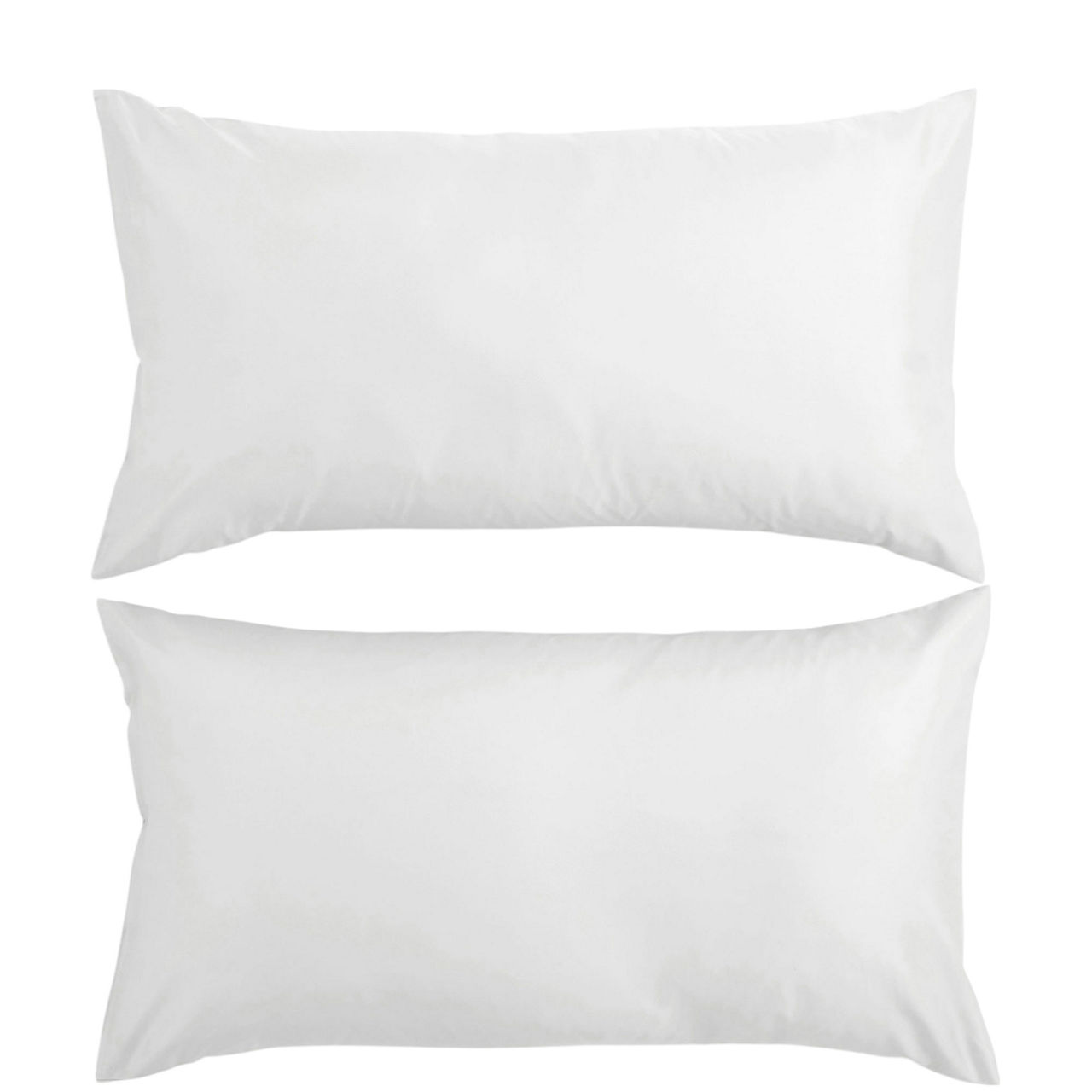 400 Thread Count Sateen King Pillowcase Pair White