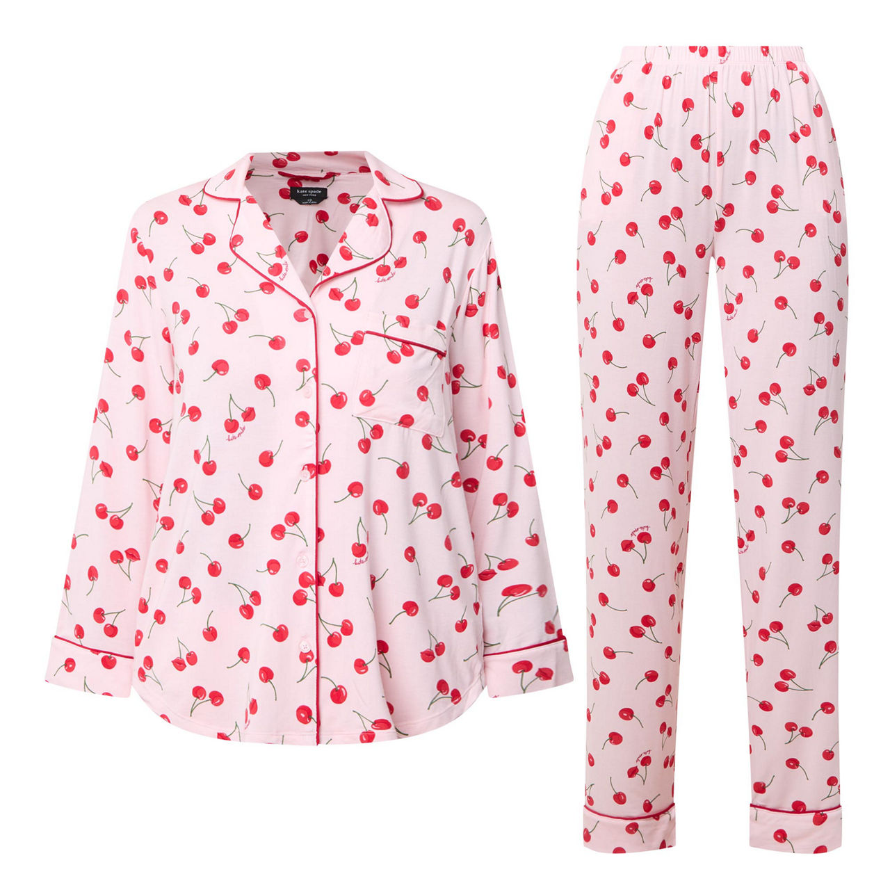 Cherry Print Pyjama Set Cherry Print Pyjama Set
