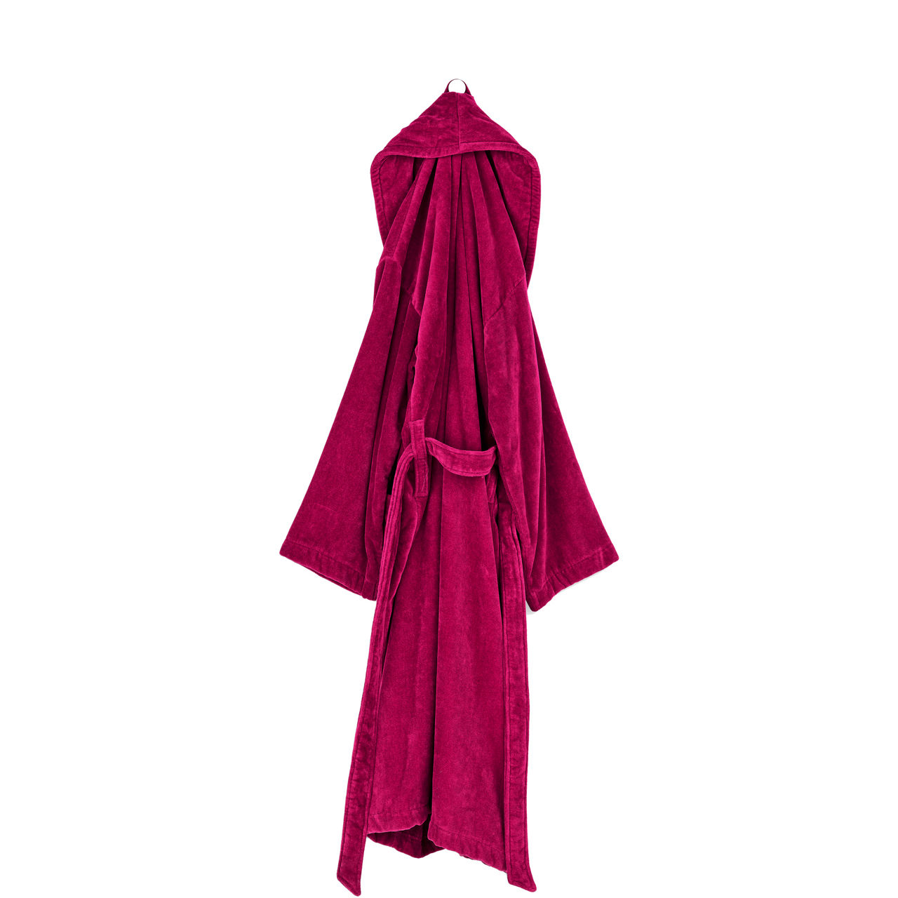 Supreme Velour Bathrobe Raspberry