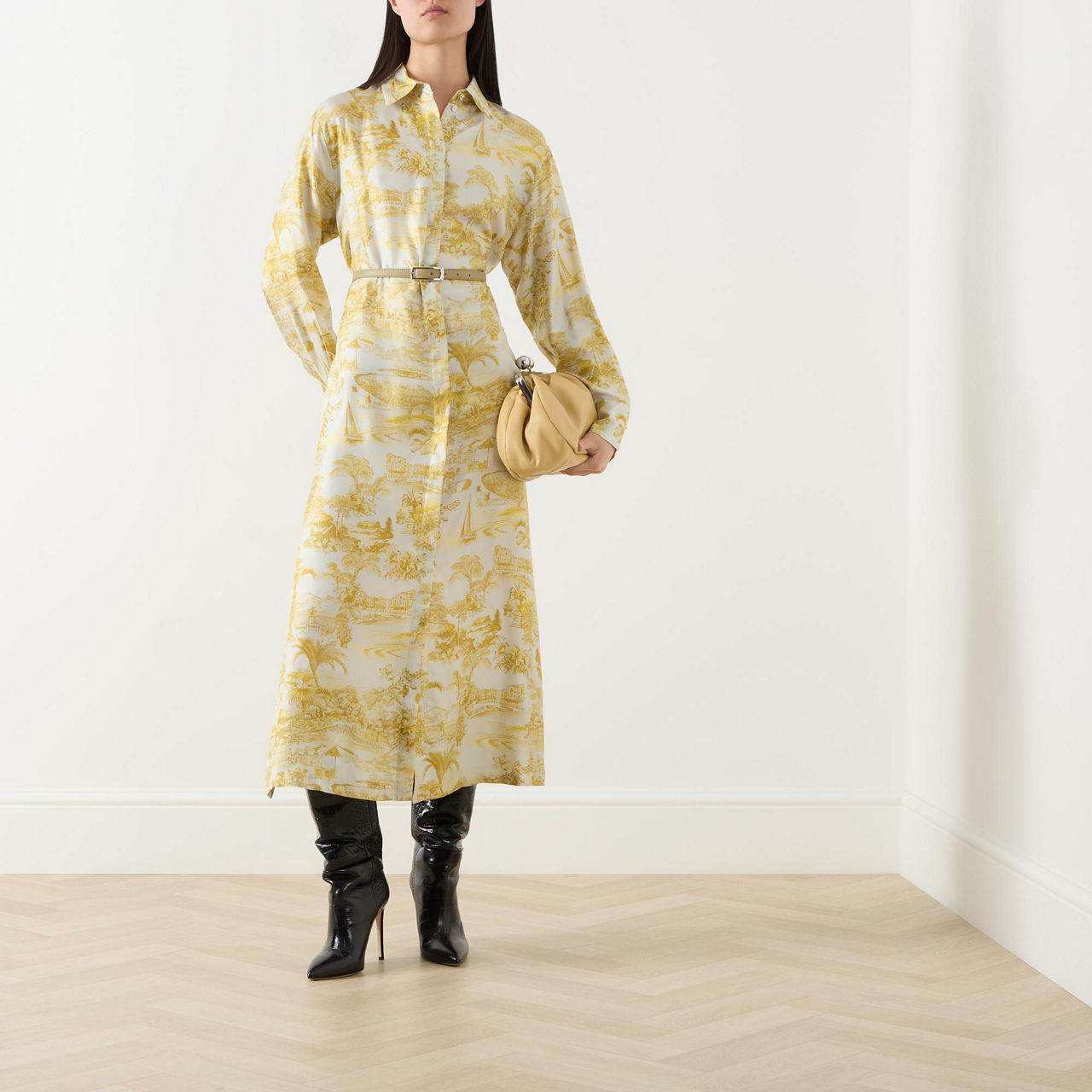 【Max Mara Studio】[SVELTO] プリントシルクシャツドレス 6221015106003-e-svelto_normal.jpg