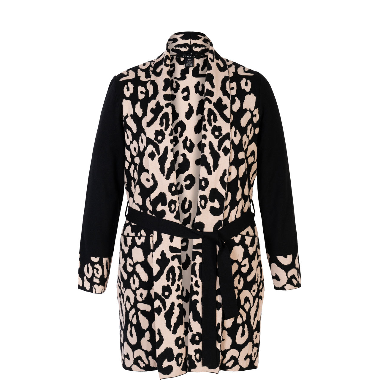 Leopard Belted Cardigan