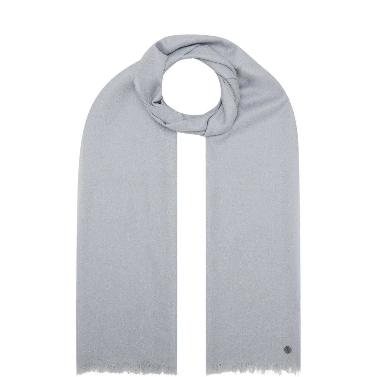 Frayed Logo Scarf